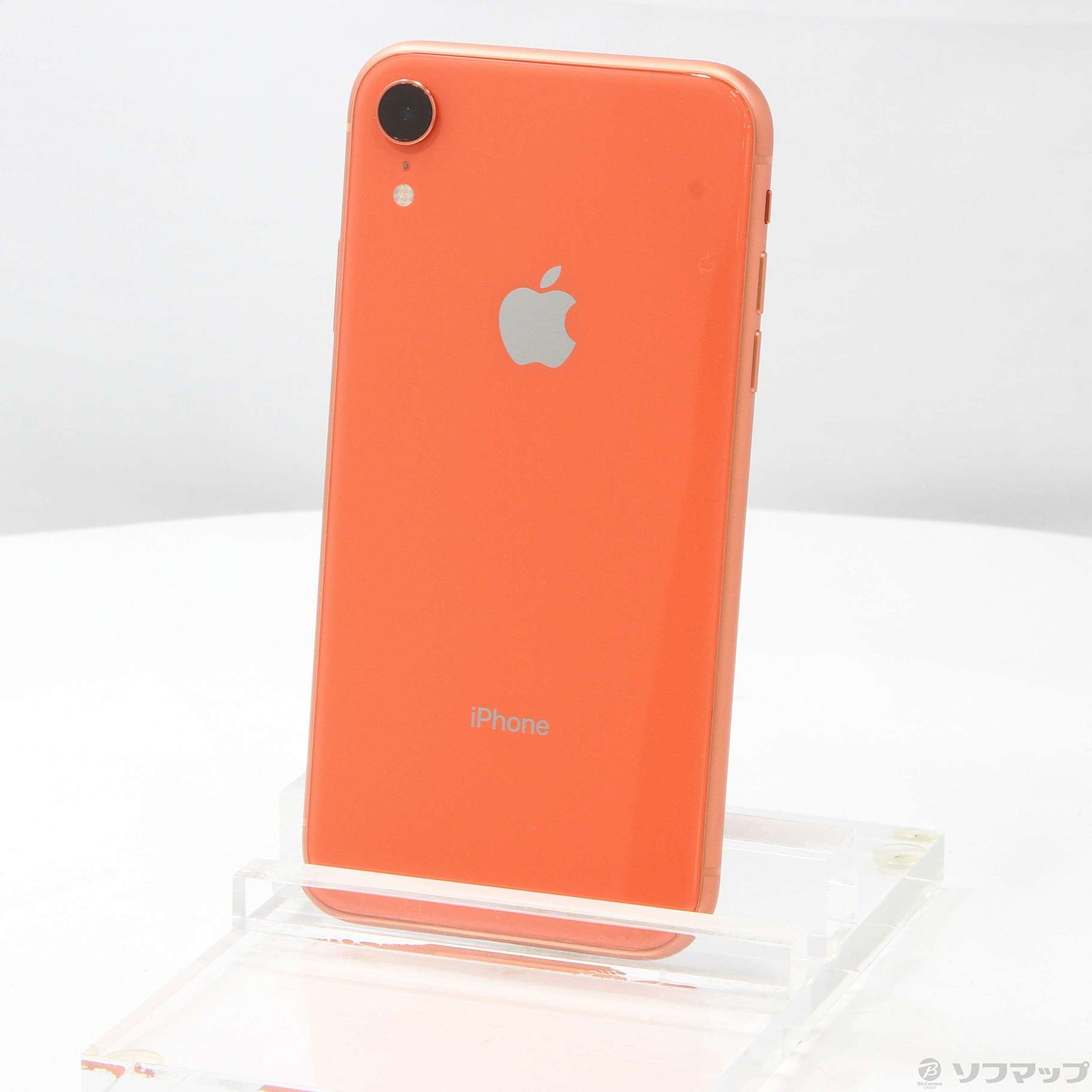 中古】セール対象品 iPhoneXR 64GB コーラル MT0A2J／A SIMフリー ◇06