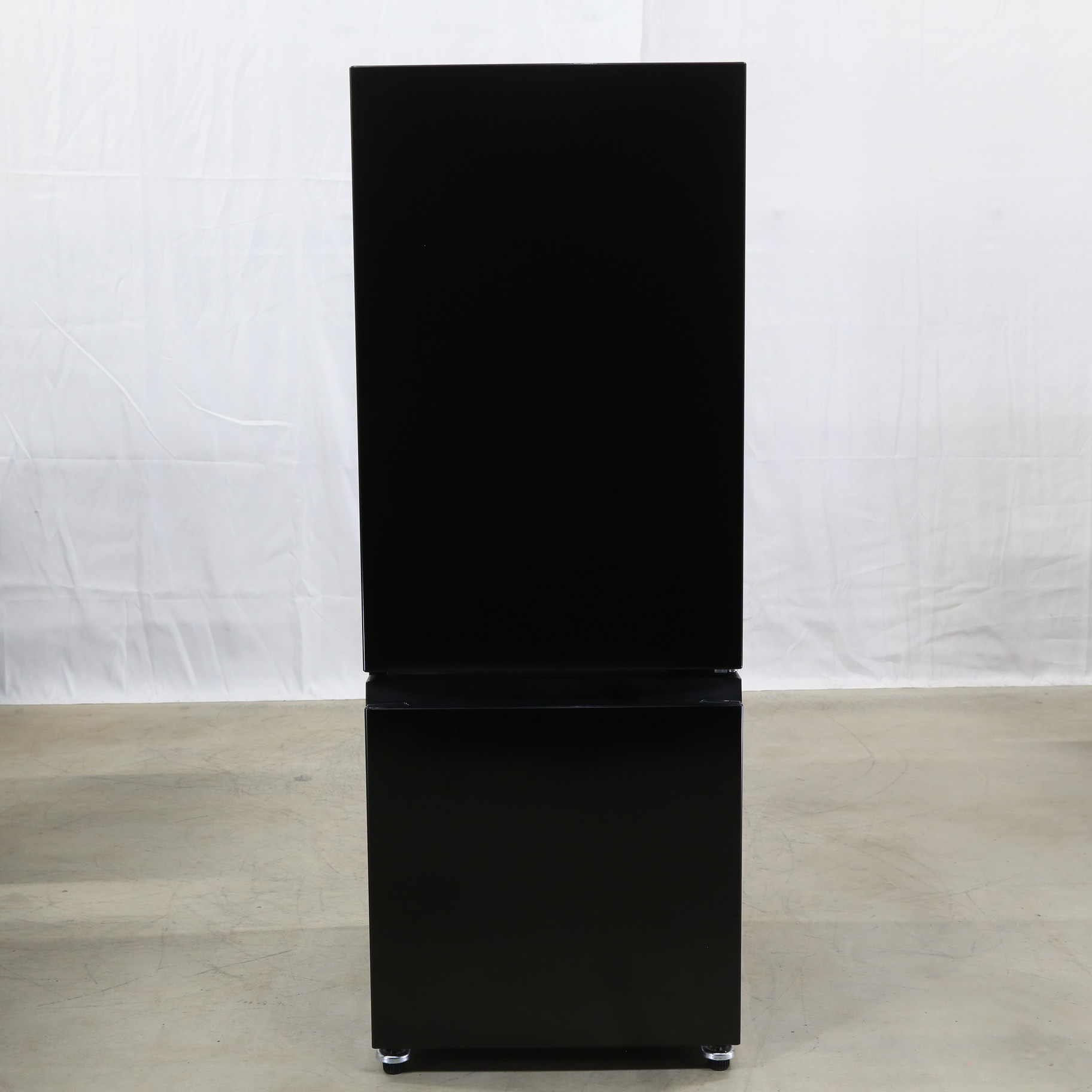 中古】〔展示品〕 冷蔵庫 ブラック AT-RF160-BK ［2ドア ／右開き