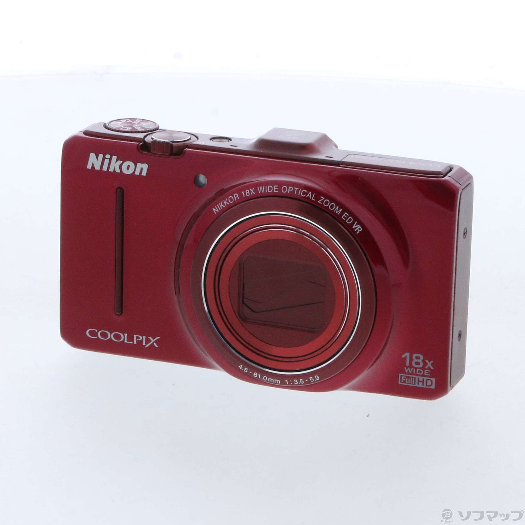 COOLPIX S9300 (1600万画素／18倍／インペリアルレッド)