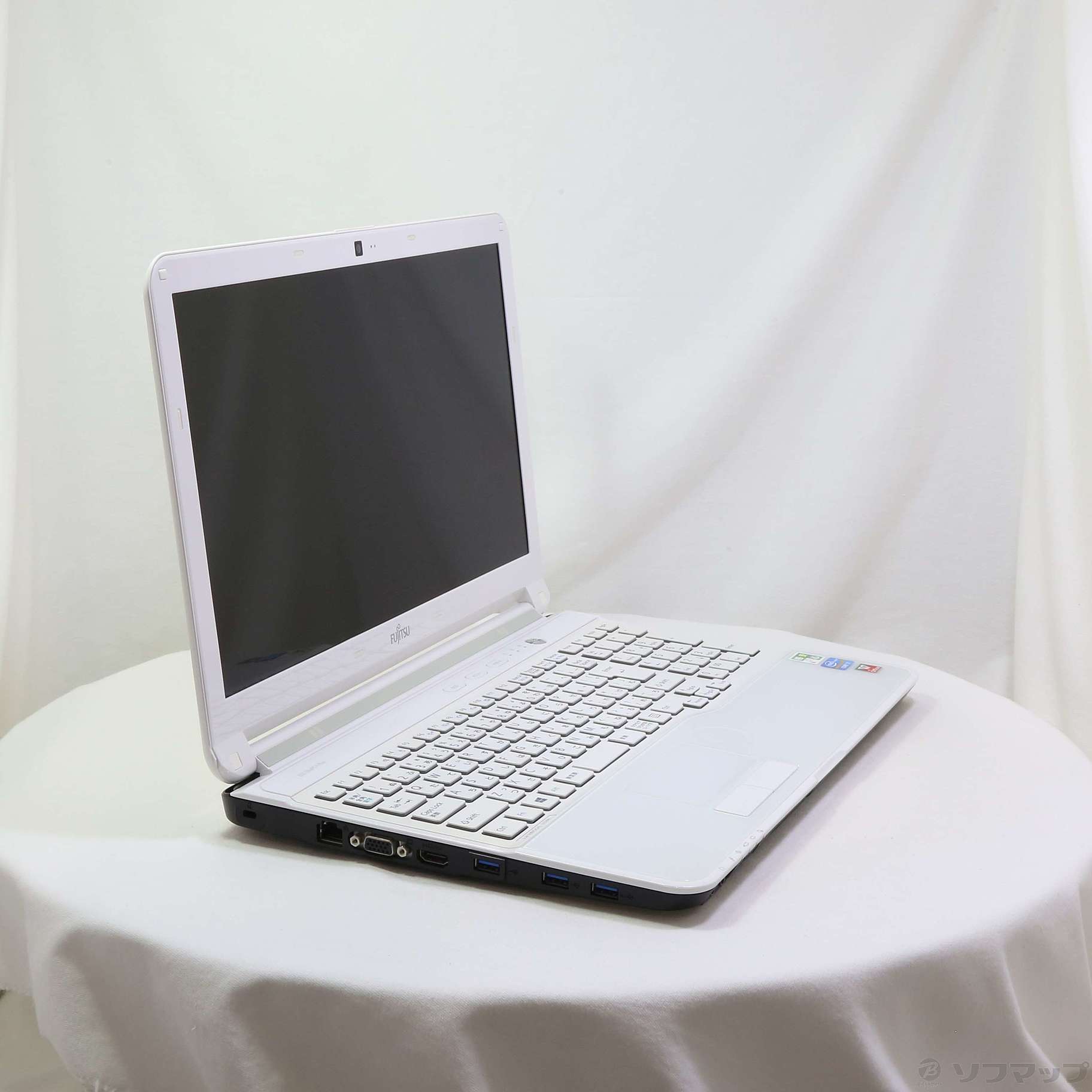 中古】格安安心パソコン LIFEBOOK AH53／K FMVA53KWP アーバンホワイト