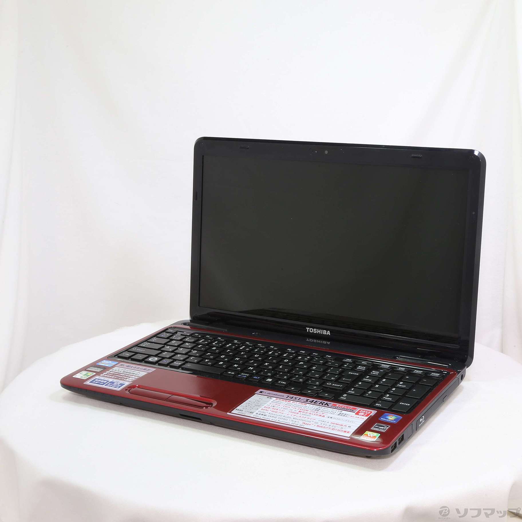東芝 Dynabook T451/46EBM BD-REドライブ 640G 4G core i5 2450M