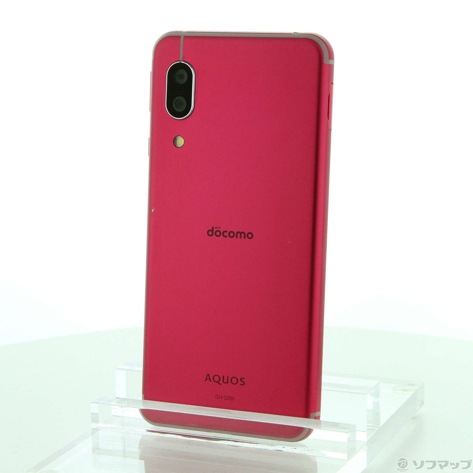 中古】AQUOS sense3 64GB ディープピンク SH-02M docomoロック
