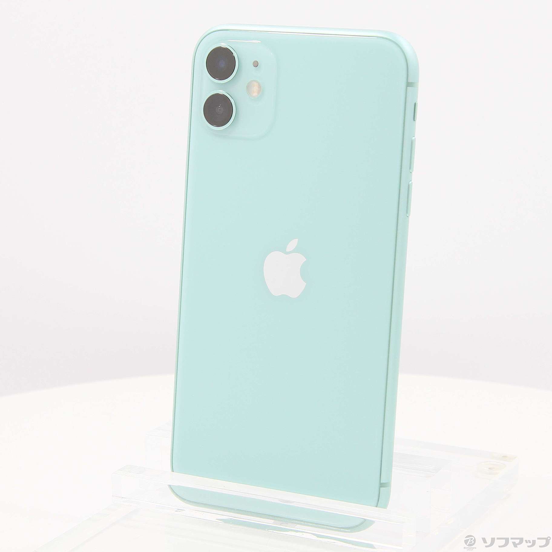 中古】iPhone11 128GB グリーン NWM62J／A SIMフリー [2133040290846