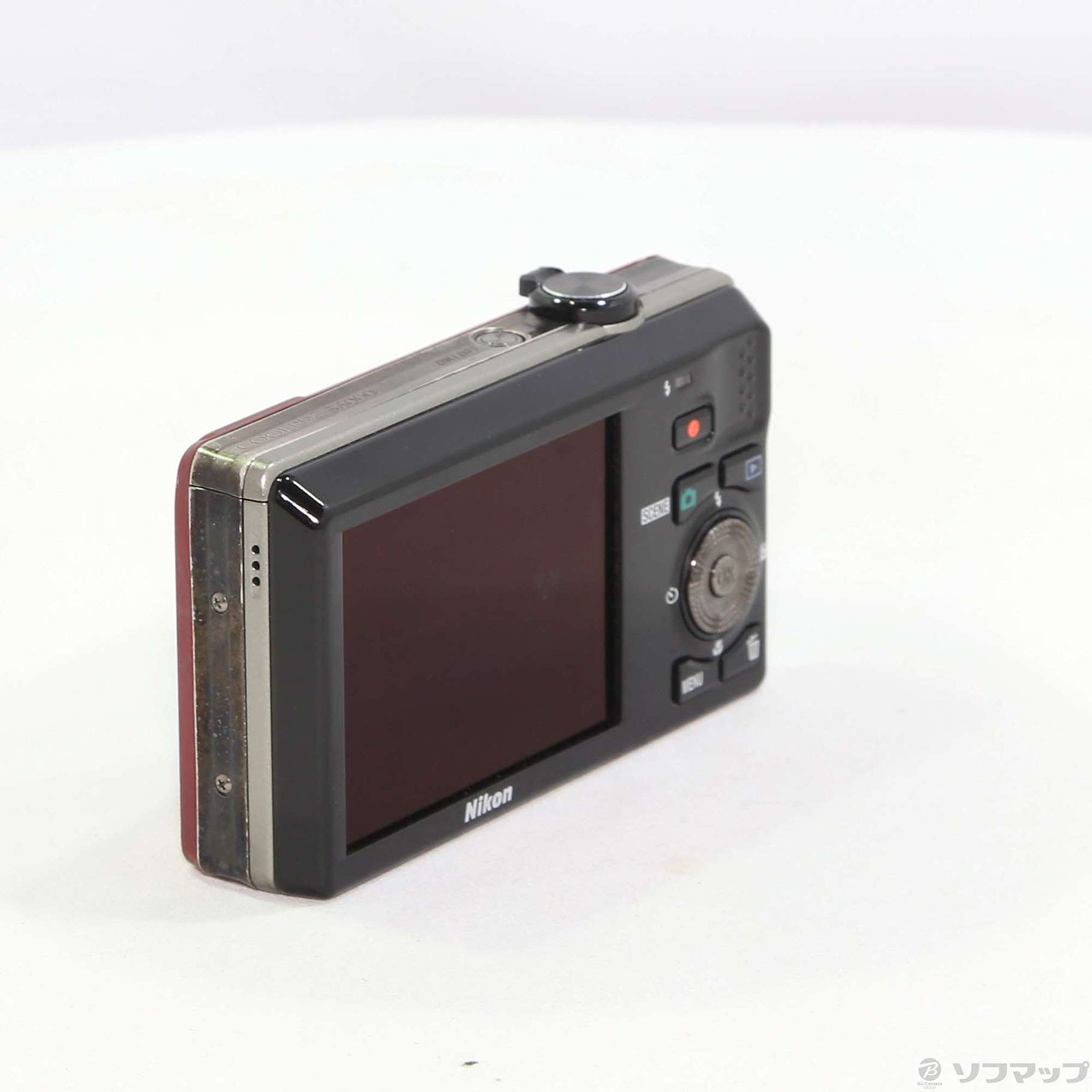 中古】COOLPIX S6000 (1420万画素／7倍ズーム／SDHC／フレッシュレッド