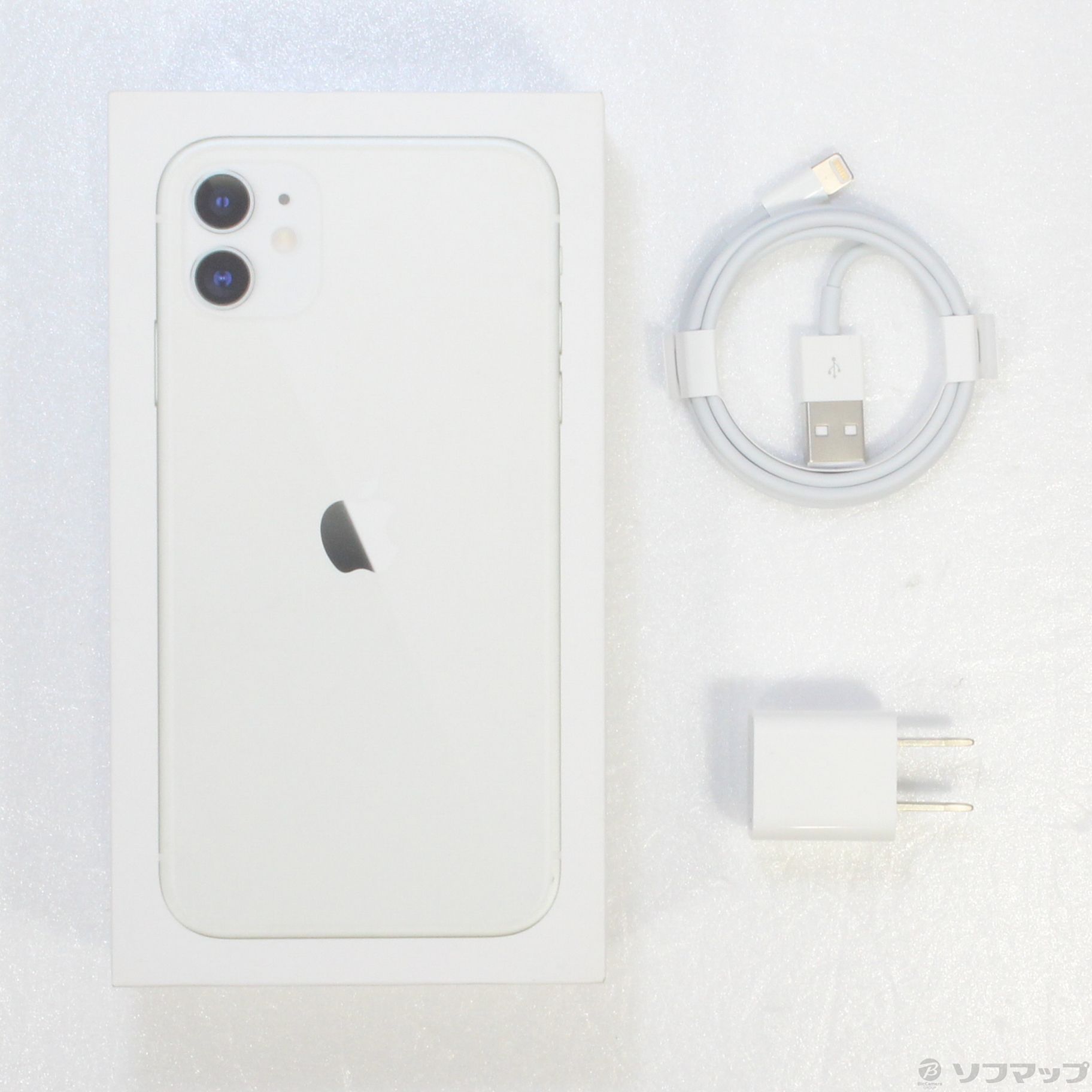 中古】iPhone11 64GB ホワイト MWLU2J／A SoftBank [2133040312265