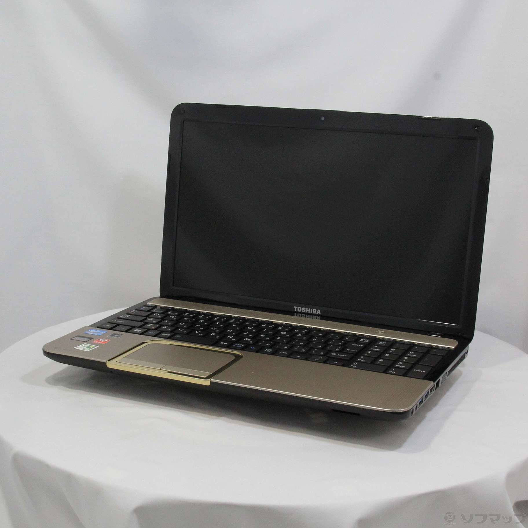 格安安心パソコン dynabook T552／47GK PT55247GBHK シャンパンゴールド