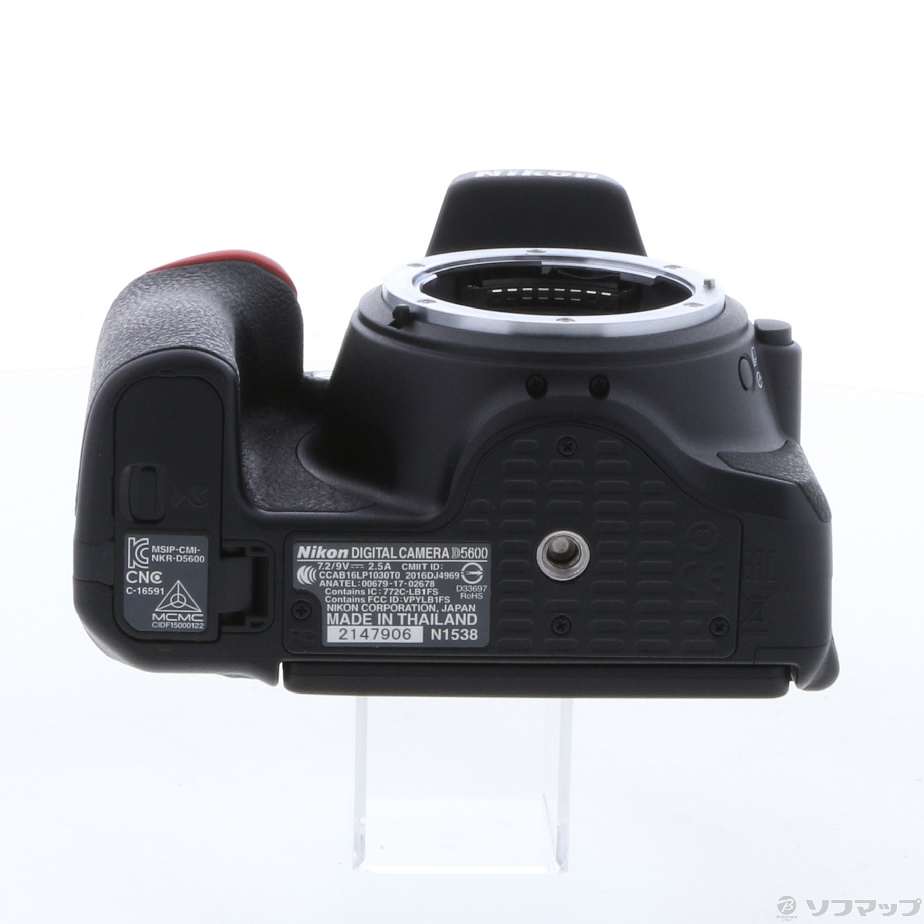 中古】NIKON D5600 ダブルズームキット ブラック [2133040327900