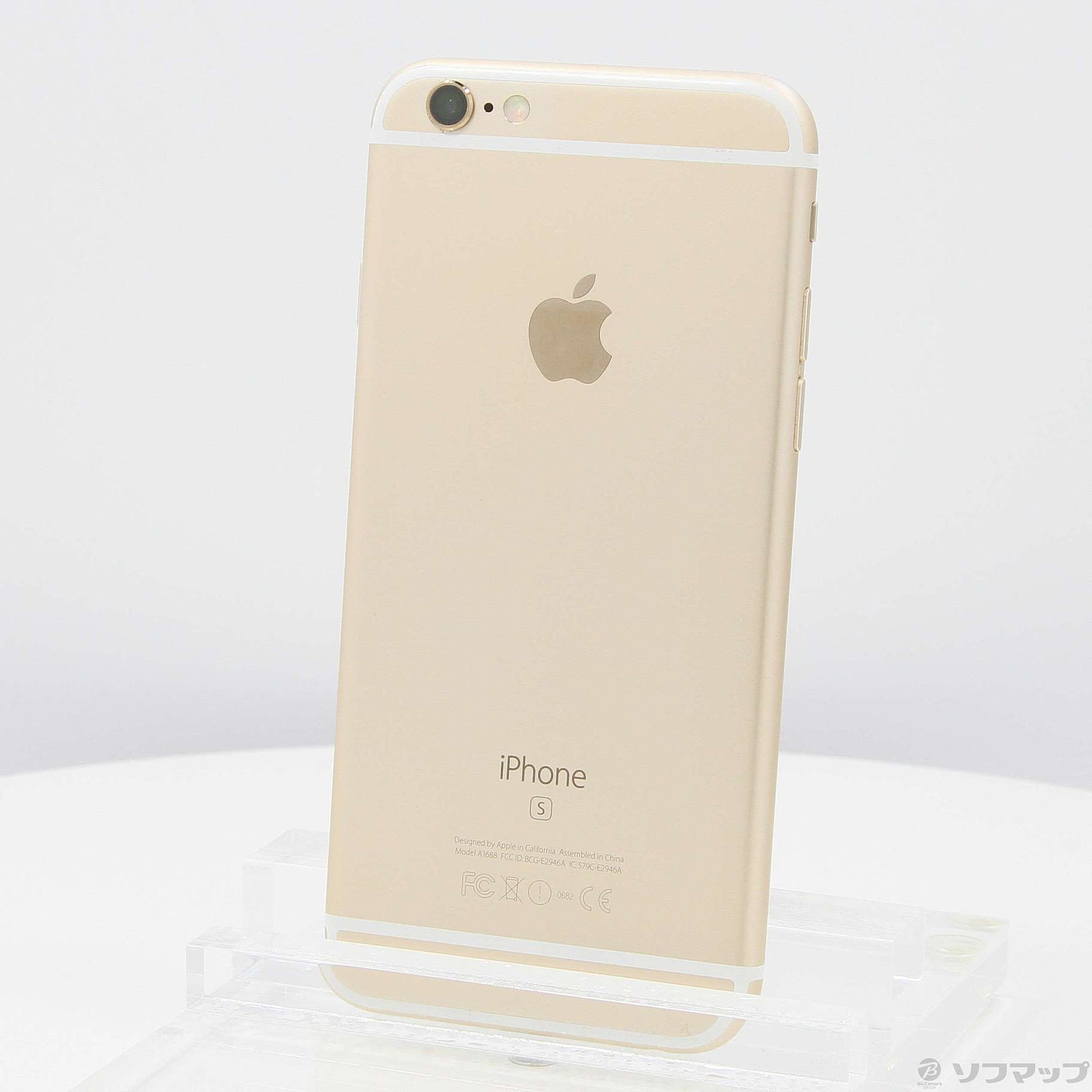 中古】iPhone6s 64GB ゴールド MKQQ2J／A SIMフリー [2133040343450