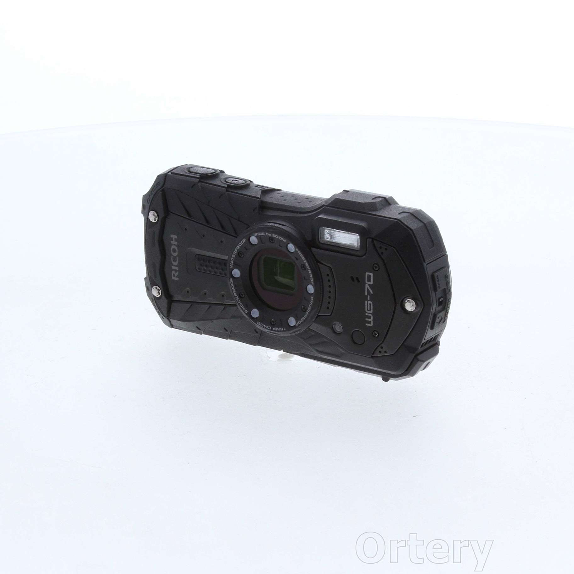 中古】〔展示品〕 RICOH WG-70 ブラック [2133040353039] - リコレ