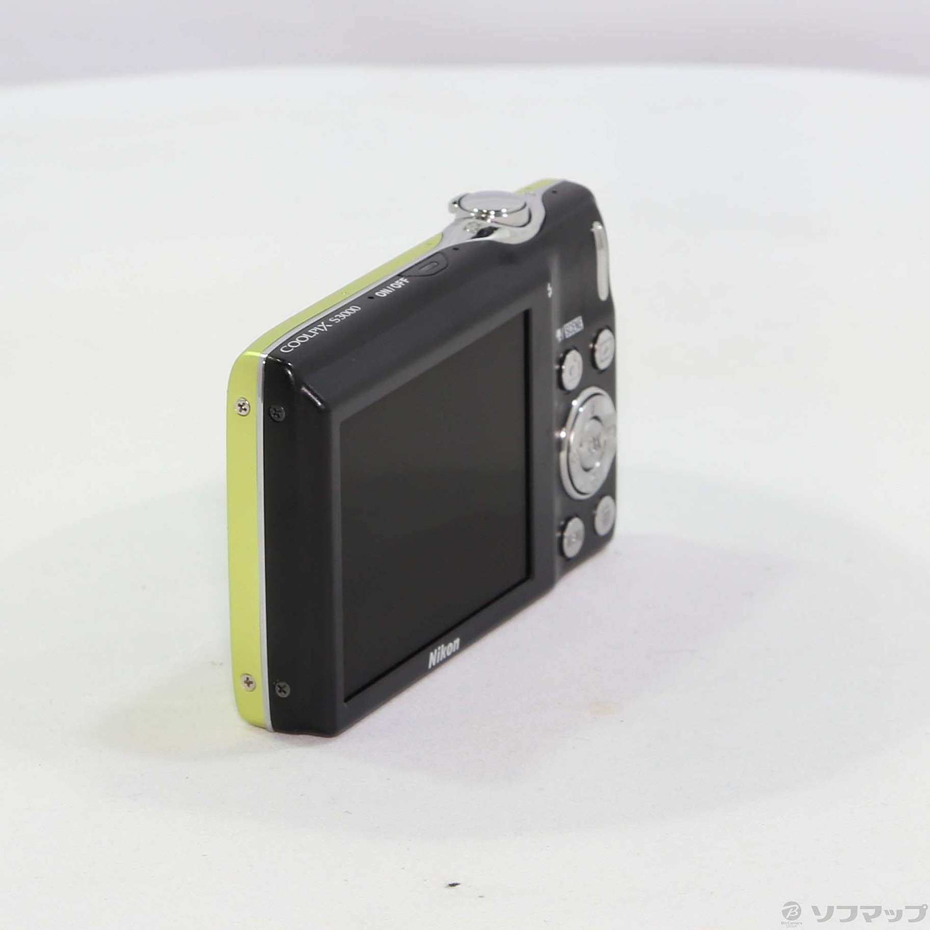 中古】COOLPIX S3000 (1200万画素／4倍ズーム／SDHC／ポップグリーン 
