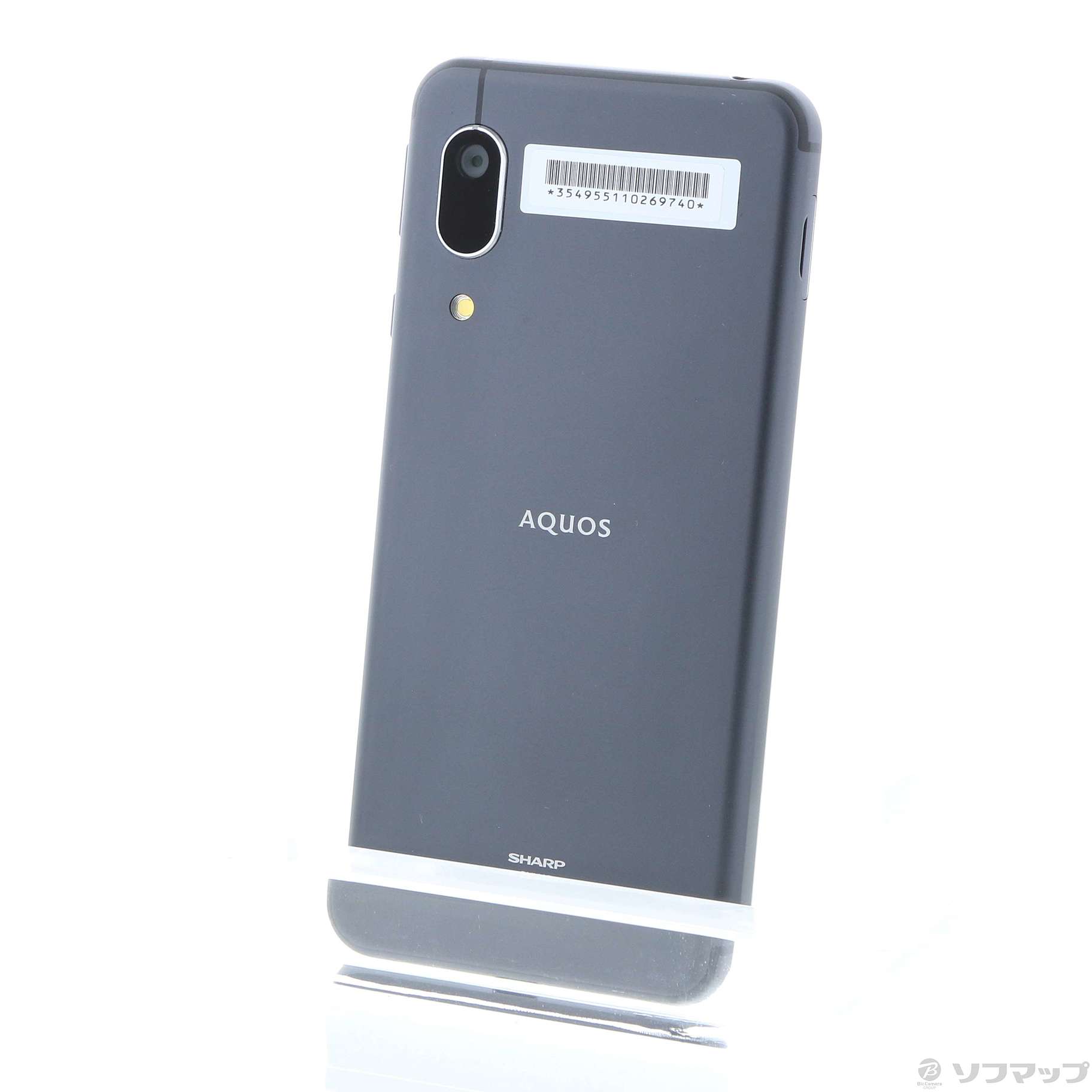 中古】AQUOS sense3 basic 32GB ブラック SHV48 auロック解除SIMフリー