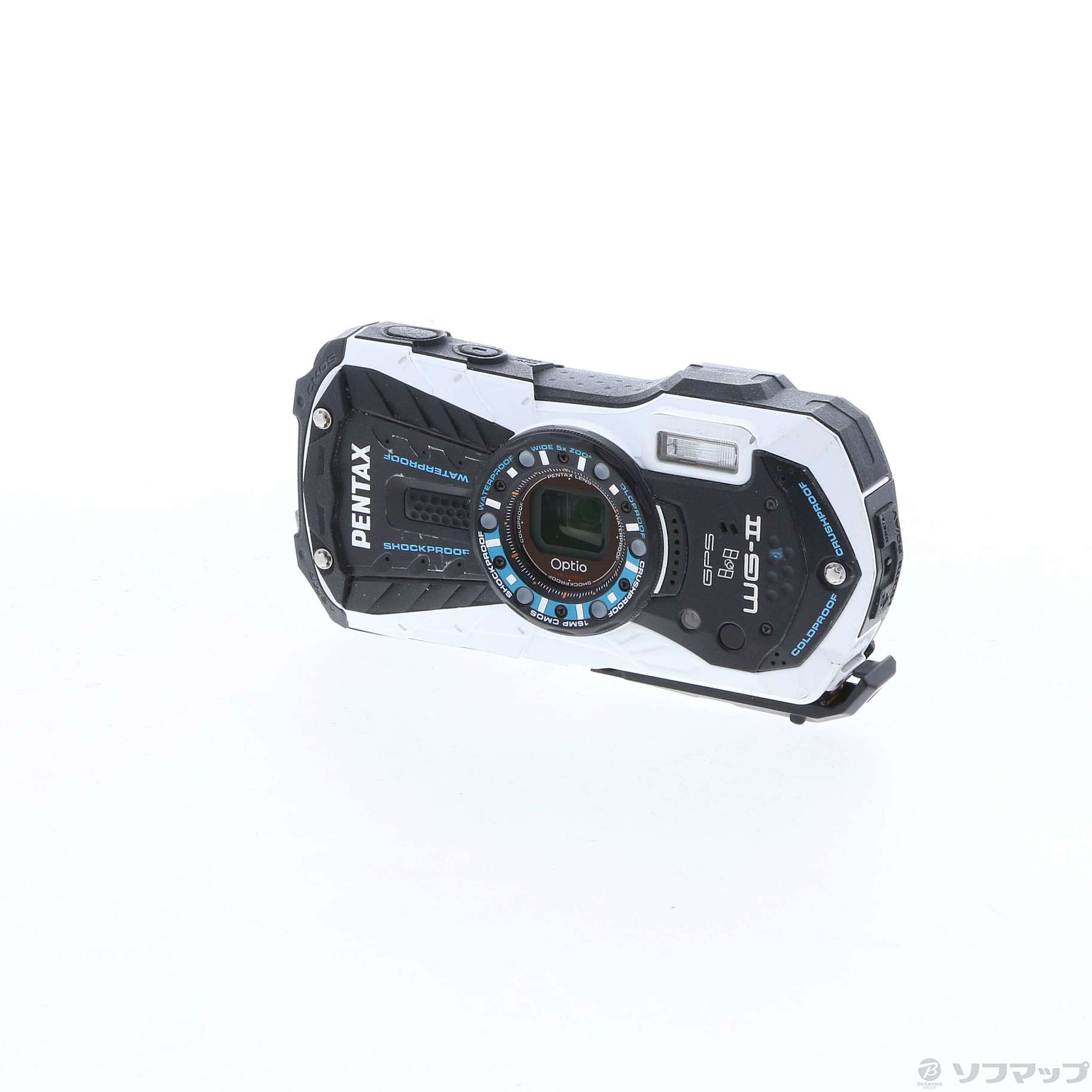 Optio WG-2 GPS (1600万画素／5倍／防水／グロスホワイト／SDXC)