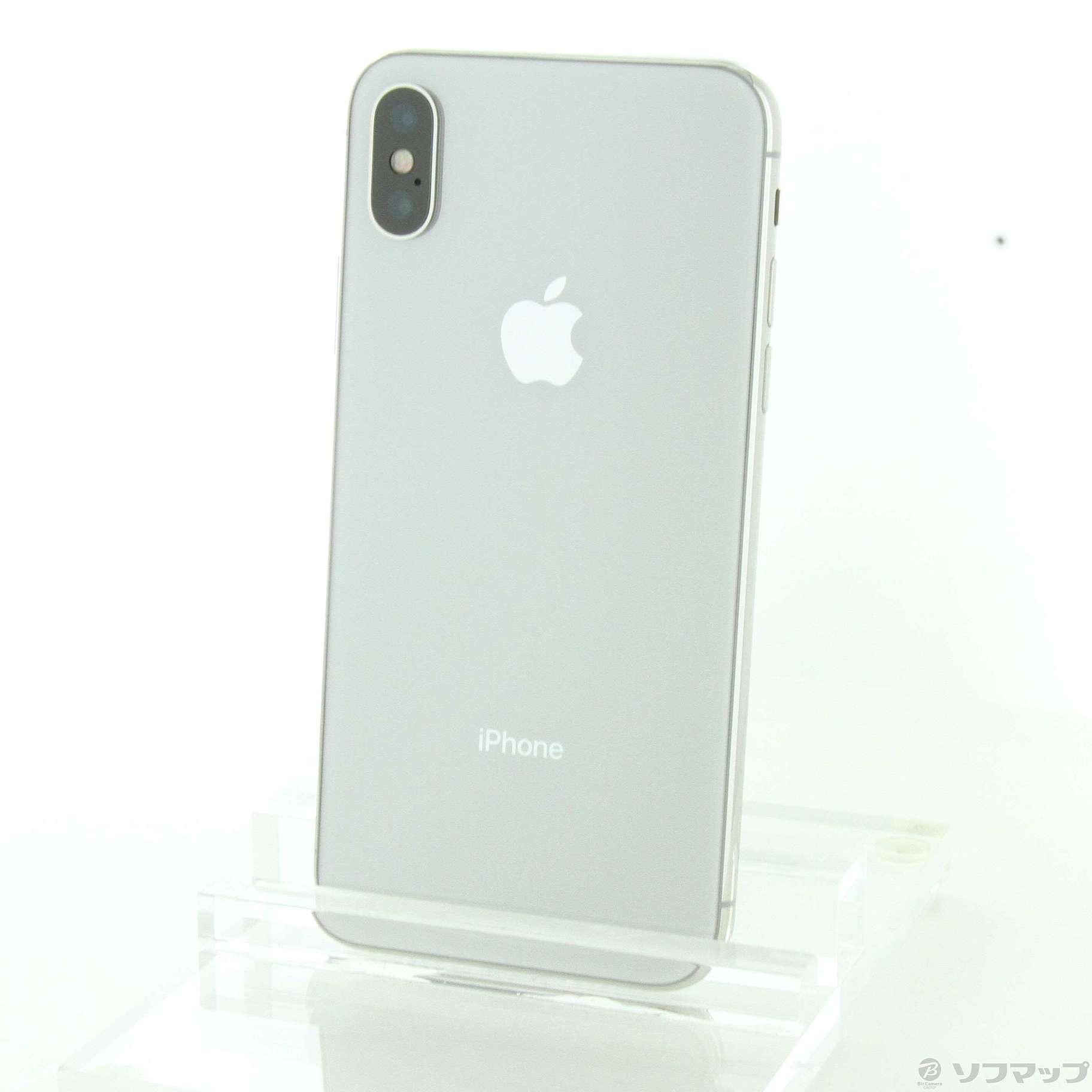 中古】iPhoneX 256GB シルバー MQC22J／A SIMフリー [2133040420441