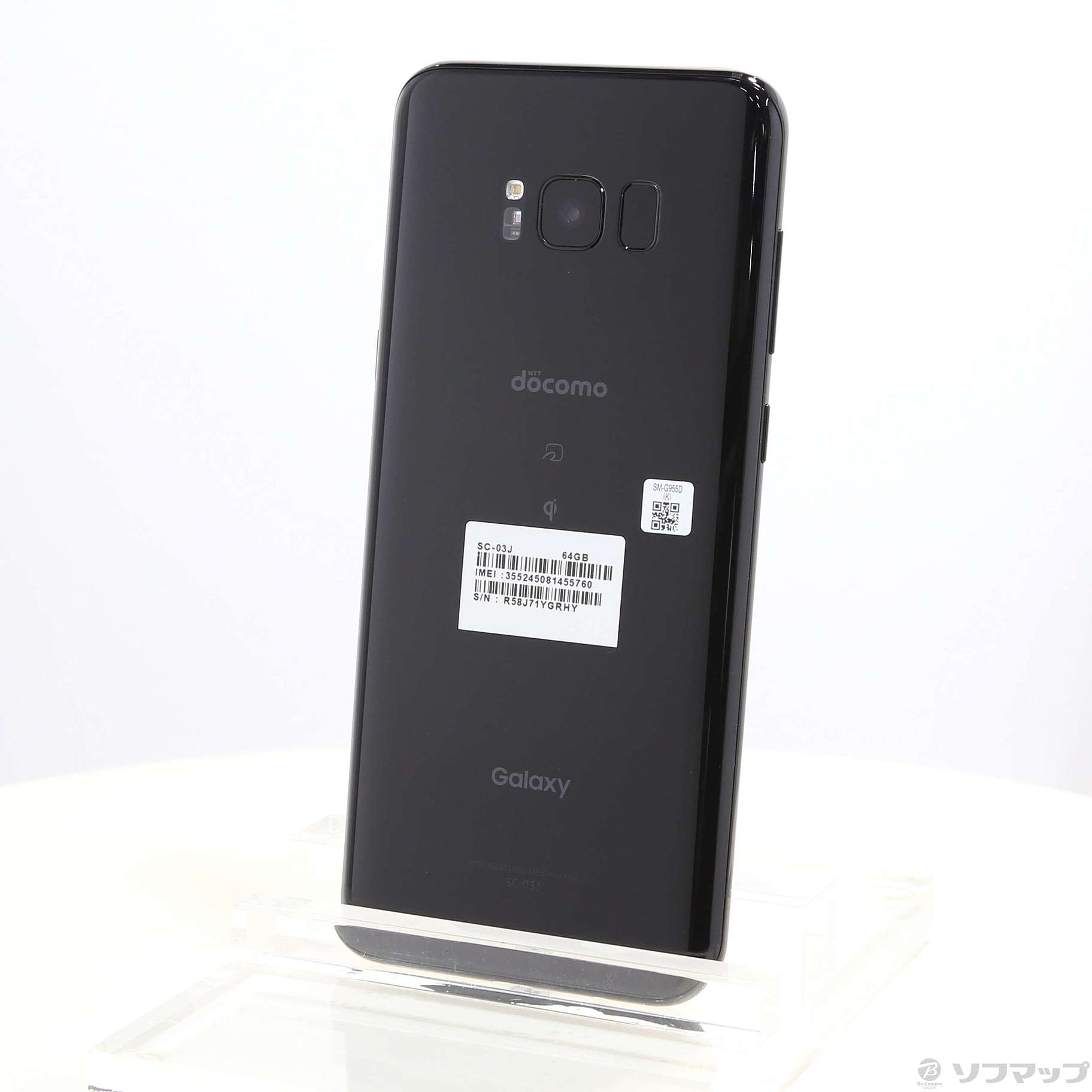 SIMフリー】 Galaxy S8+ SC-03J ブラック-