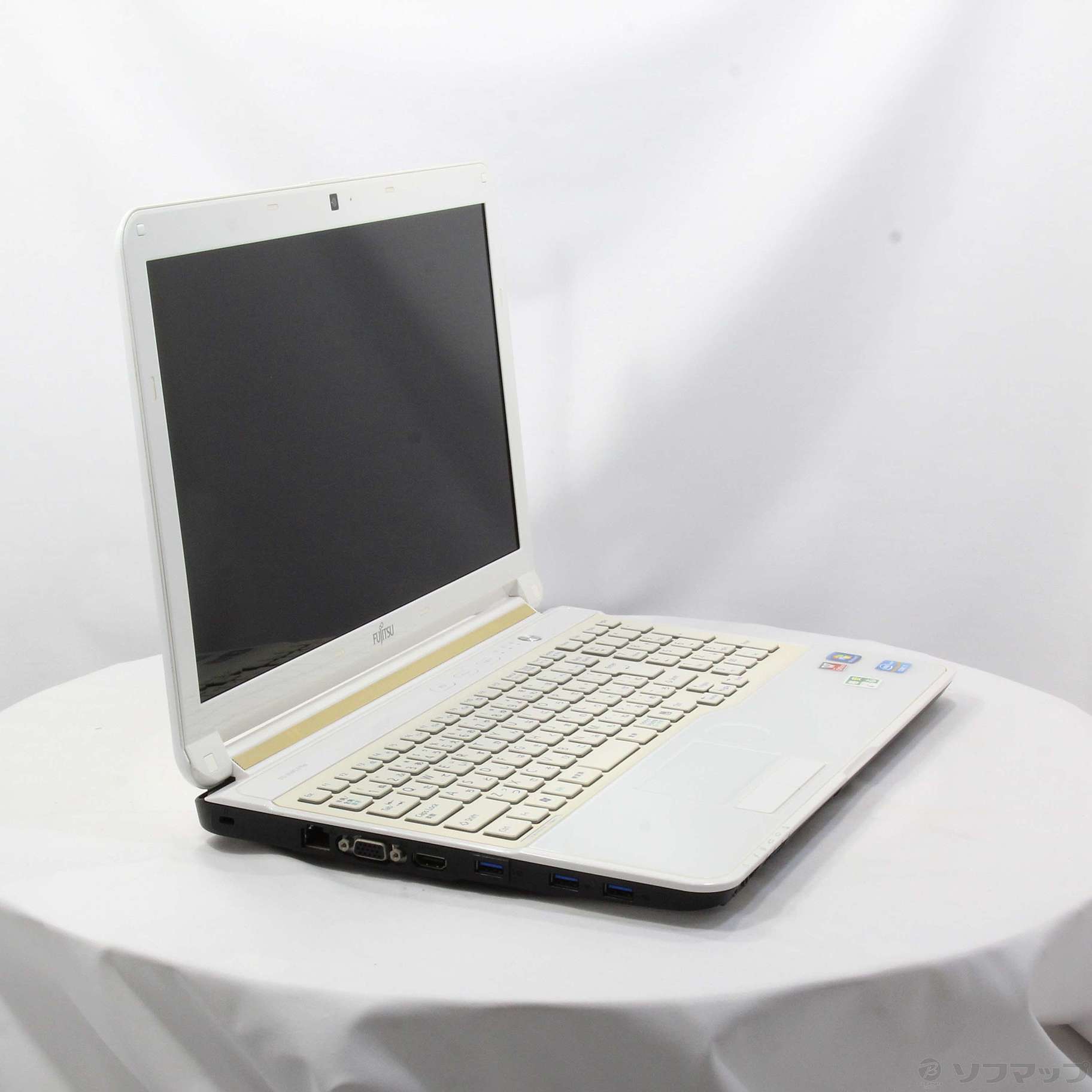 中古】格安安心パソコン LIFEBOOK AH56／H FMVA56HW アーバンホワイト 