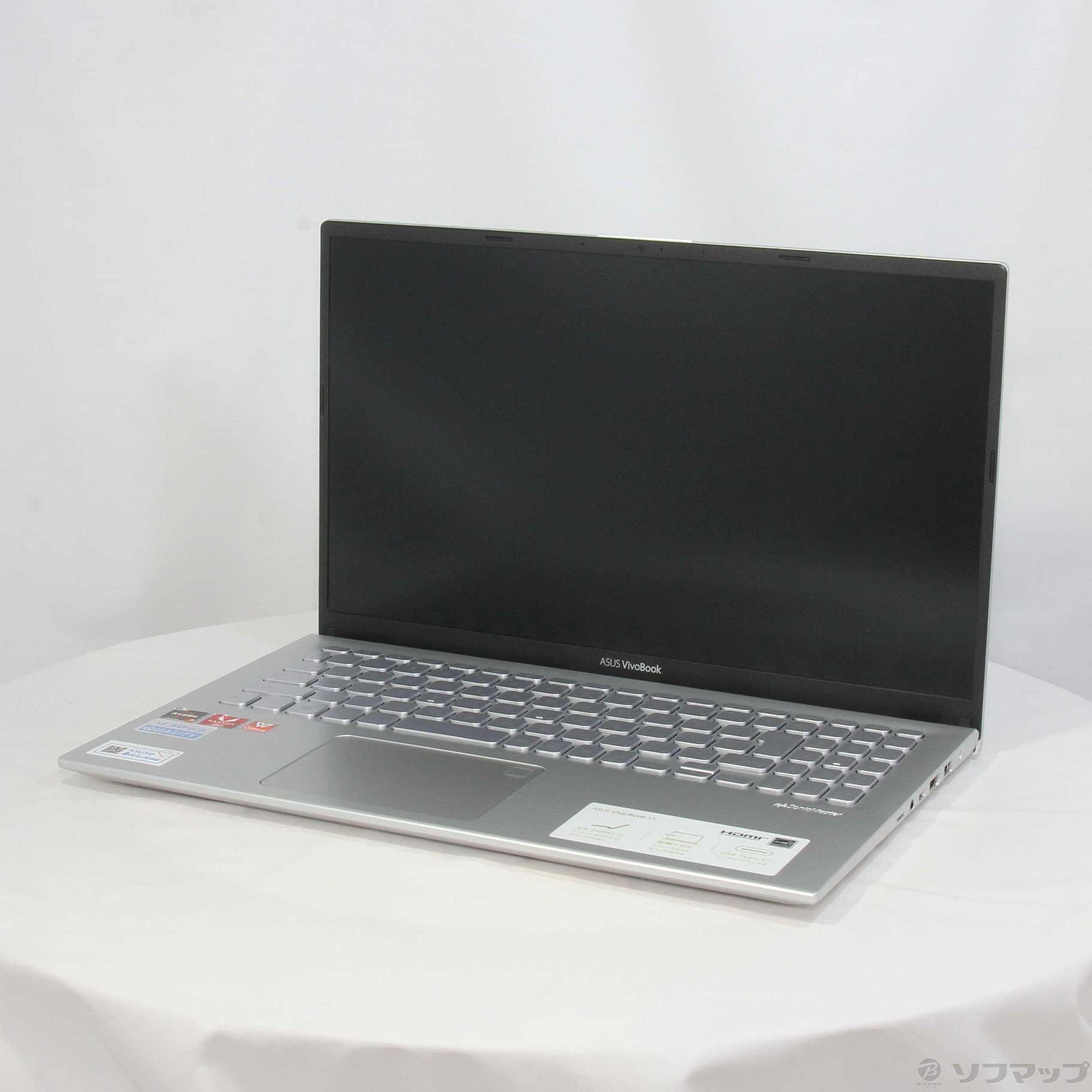 中古】VivoBook 15 X512DA X512DA-BQ1136T トランスペアレントシルバー