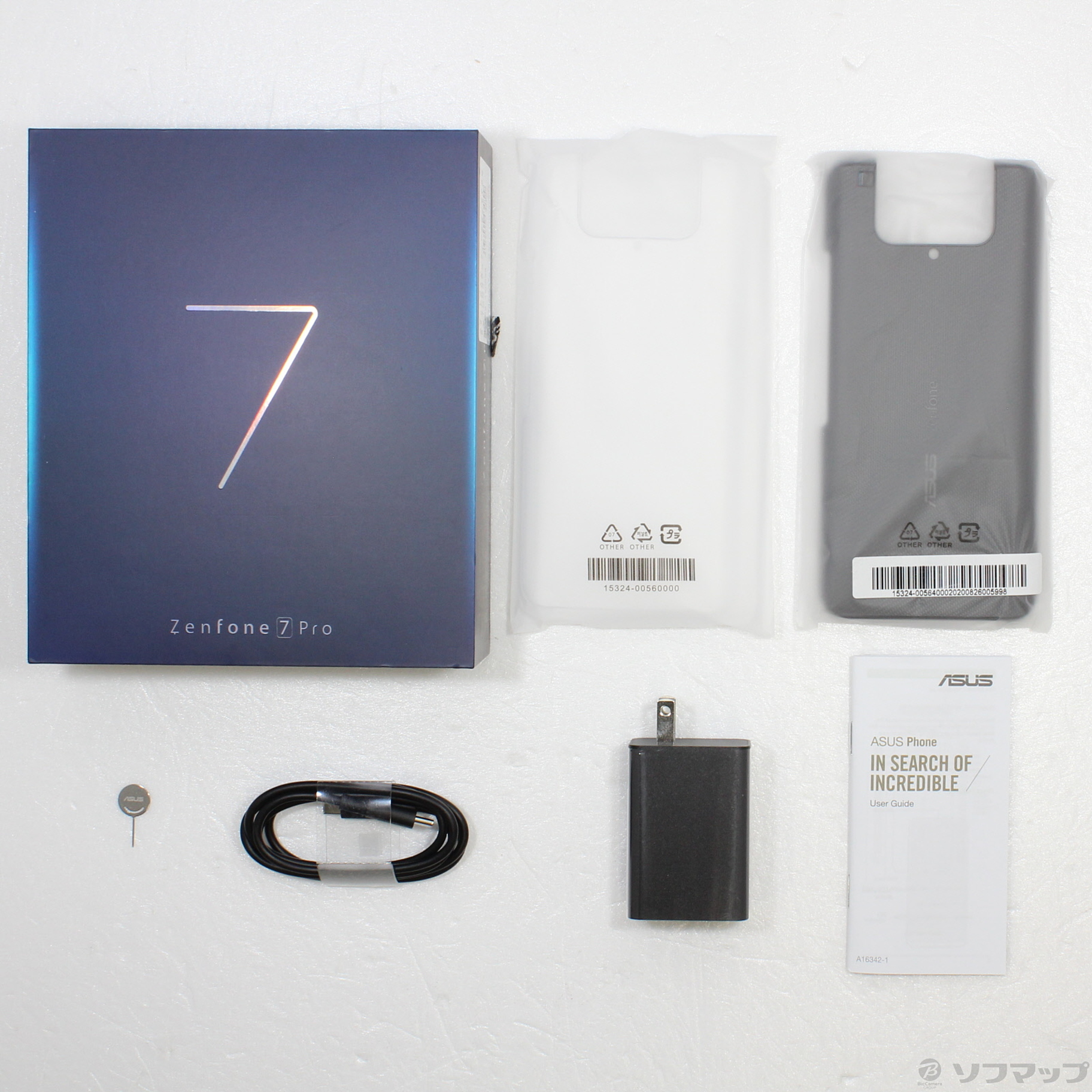 中古】ZenFone 7 Pro 256GB オーロラブラック ZS671KS SIMフリー ◇11