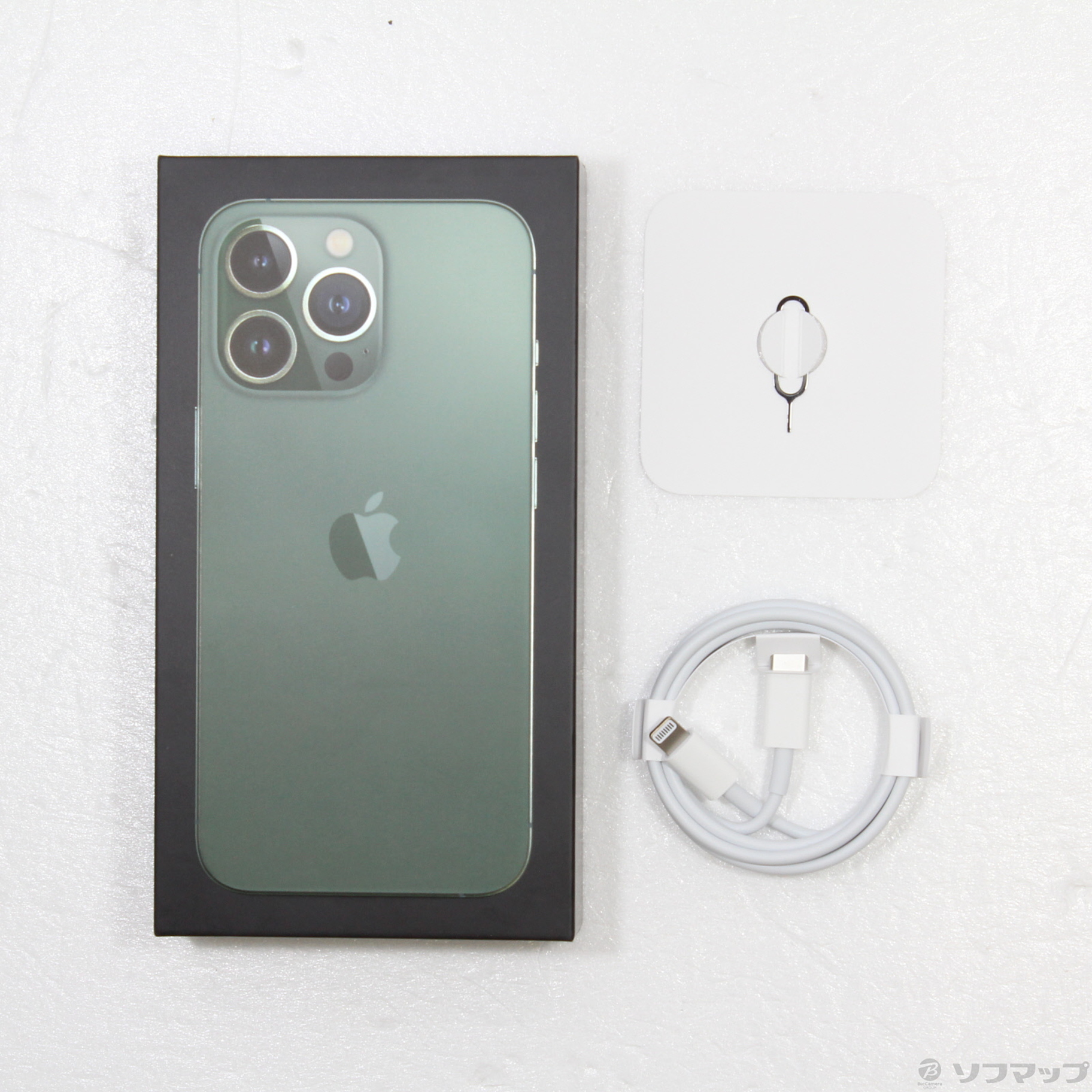 中古】iPhone13 Pro 1TB アルパイングリーン MNE13J／A SIMフリー ◇06