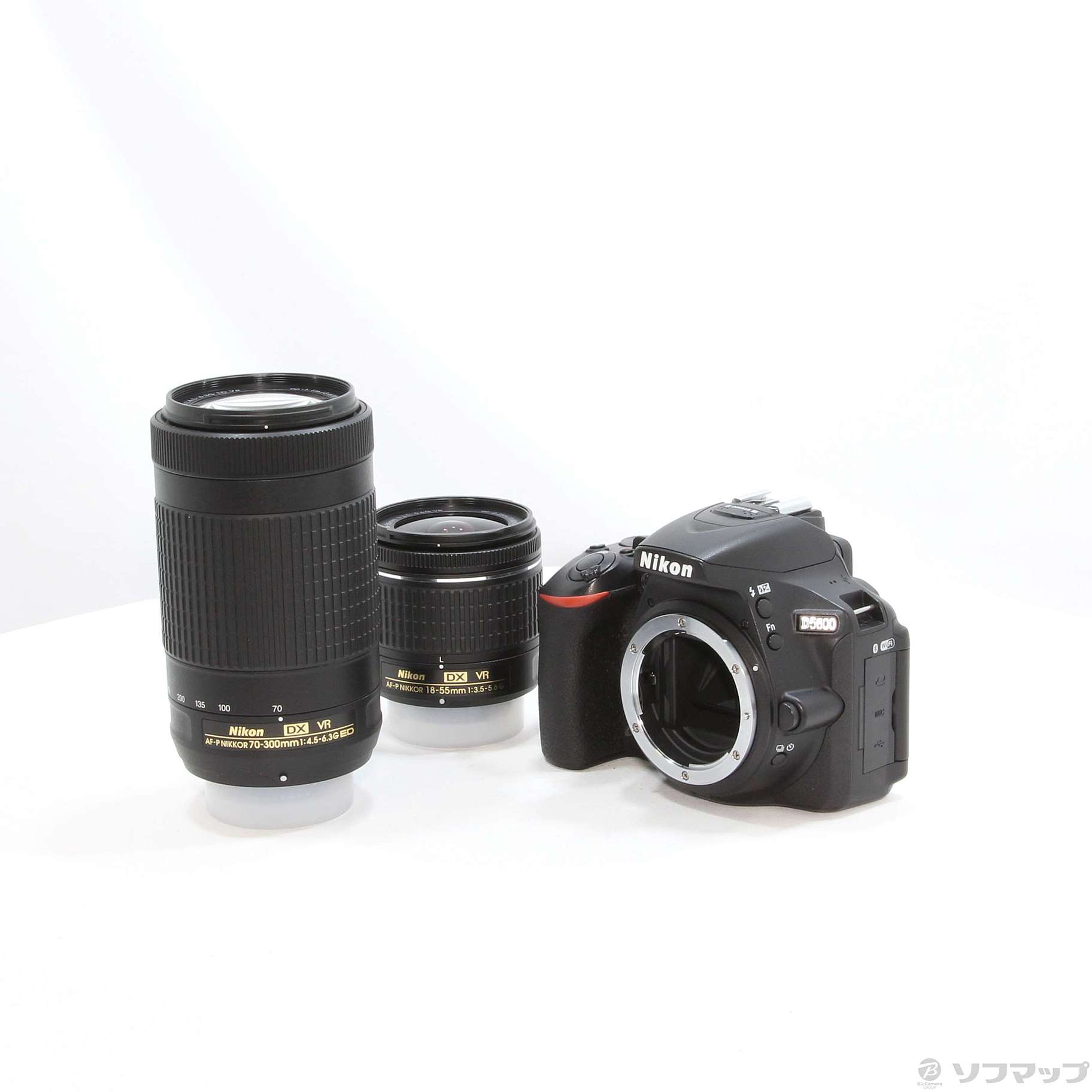 中古】NIKON D5600 ダブルズームキット ブラック ◇06/18(土)値下げ！ [2133040465305] -  リコレ！|ビックカメラグループ ソフマップの中古通販サイト