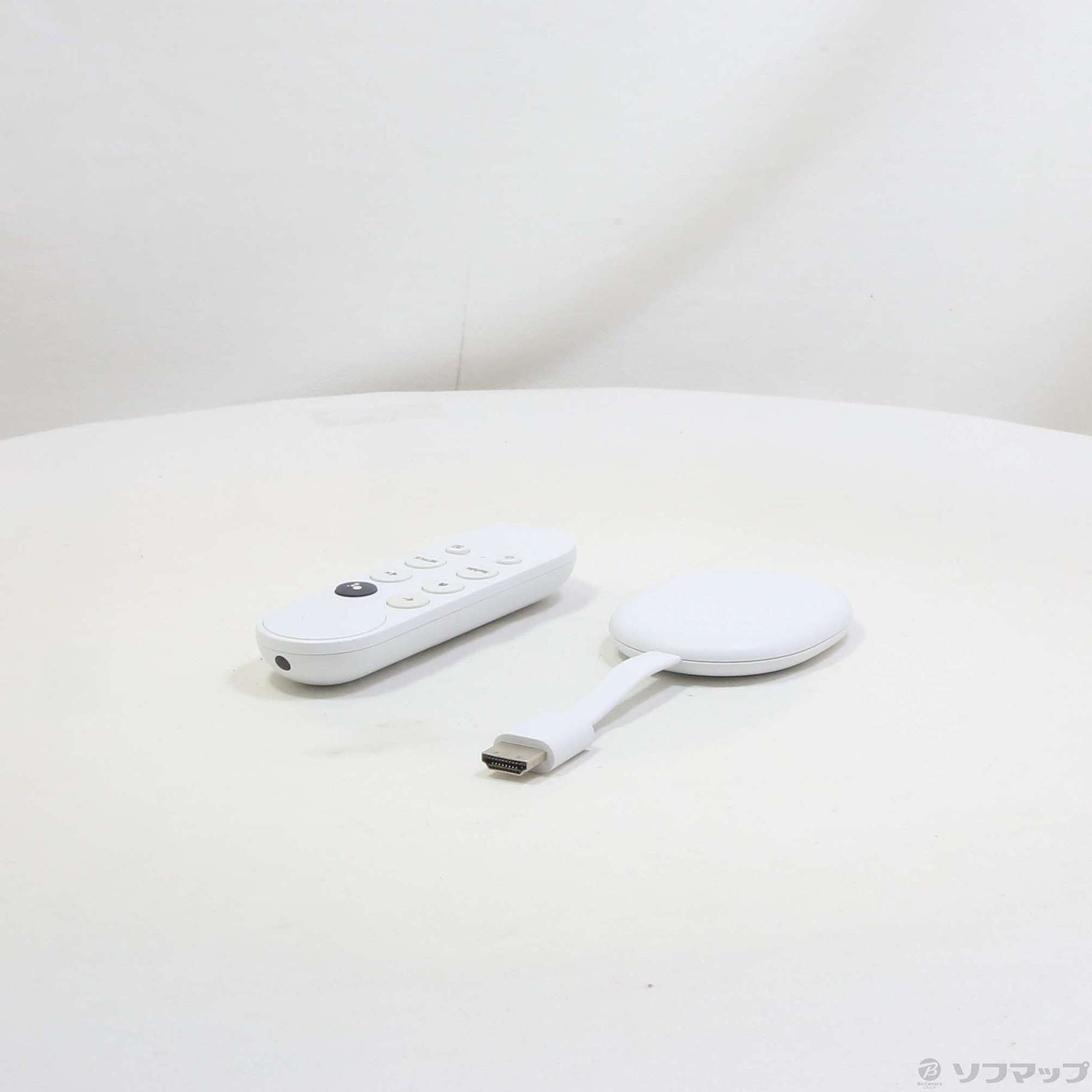 クロームキャスト Google Chromecast with TV (HD) スノウ