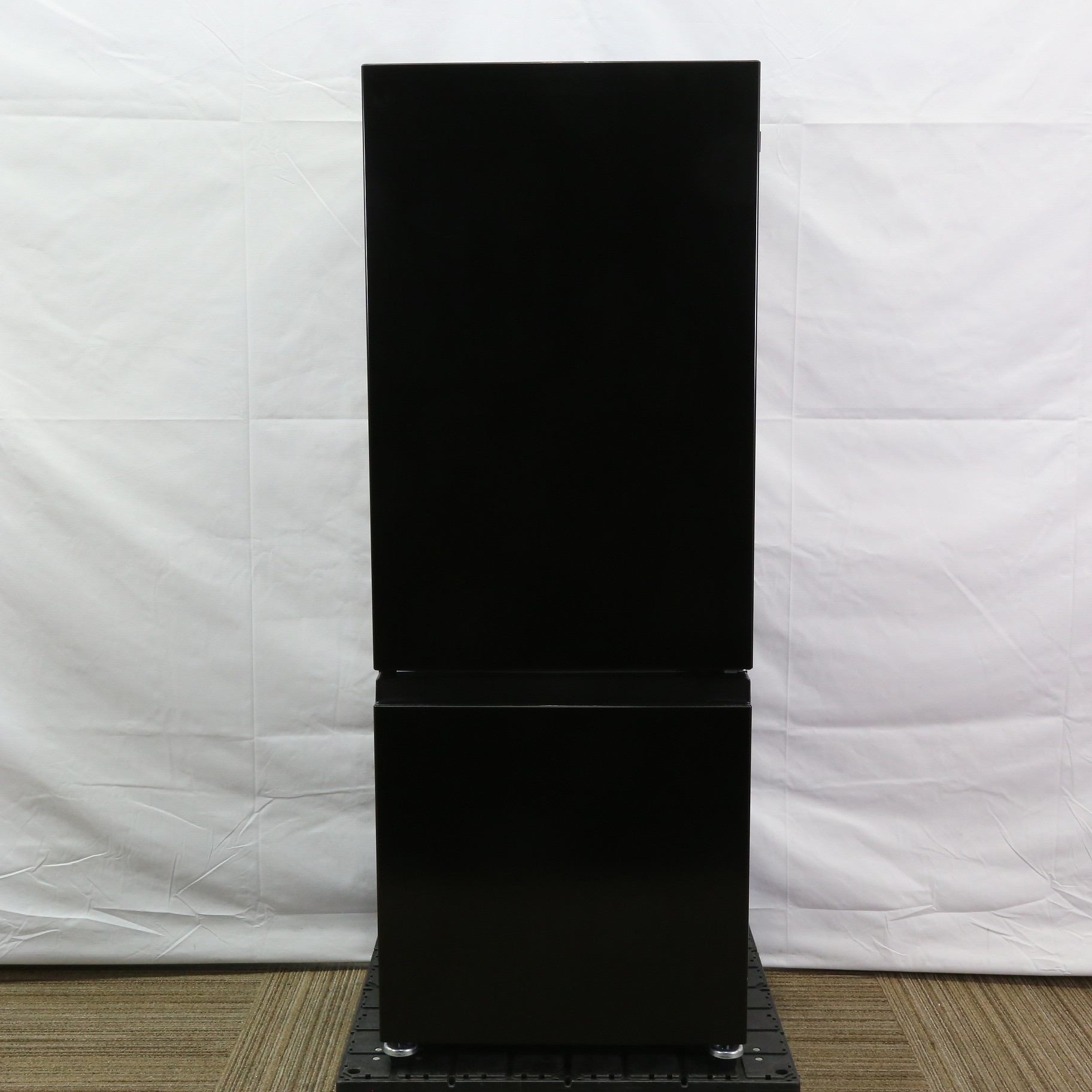 中古】〔展示品〕 冷蔵庫 ブラック AT-RF160-BK ［2ドア ／右開き