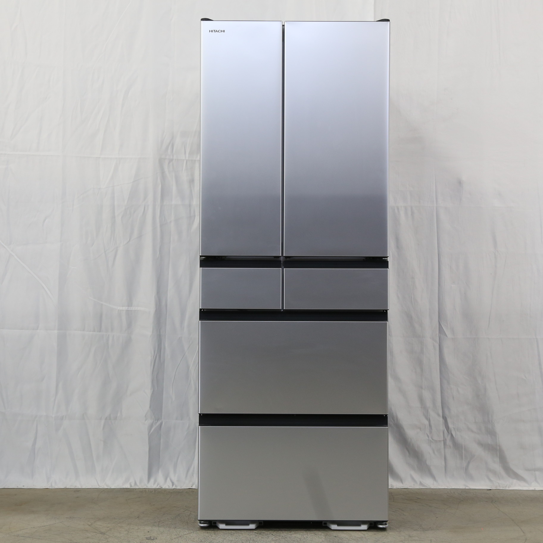 HITACHI 冷蔵庫 R-KWC57R シルバー KWCタイプ R-KWC57R ： 冷蔵庫 ： 日立の家電品
