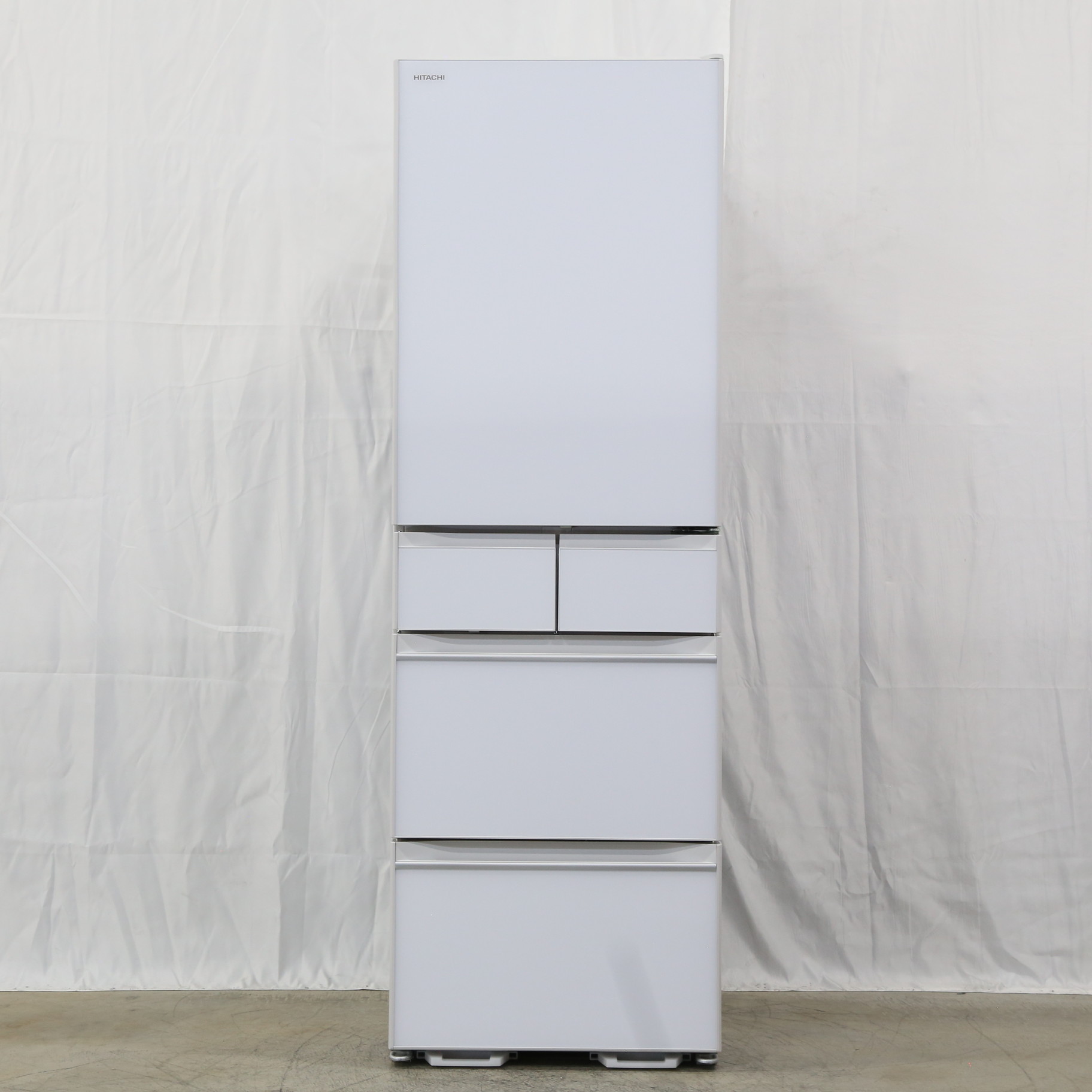 中古】〔展示品〕 冷蔵庫 HWSタイプ クリスタルホワイト R-HWS47R-XW 