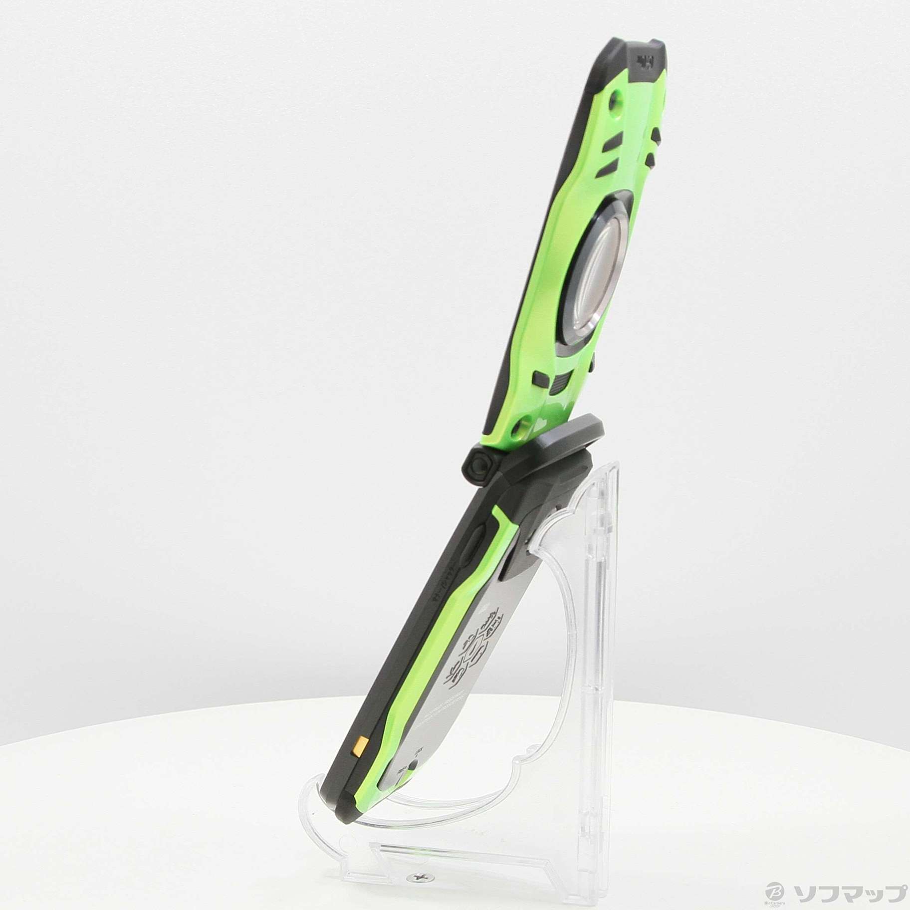 外観　新品同様　G'zOne TYPE-XX KYY31 リキッドグリーン ムスビー｜【SIMフリー】G'zOne TYPE-XX KYY31 リキッドグリーン 利用