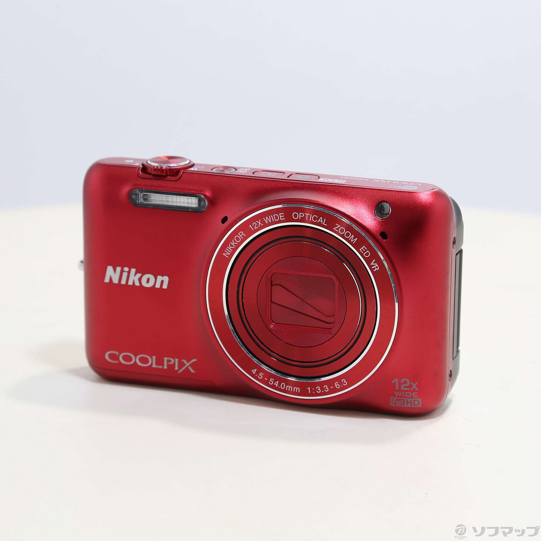 COOLPIX S6600 (1602万画素／12倍／ラズベリーレッド／SDXC) ◇06/18(土)値下げ！