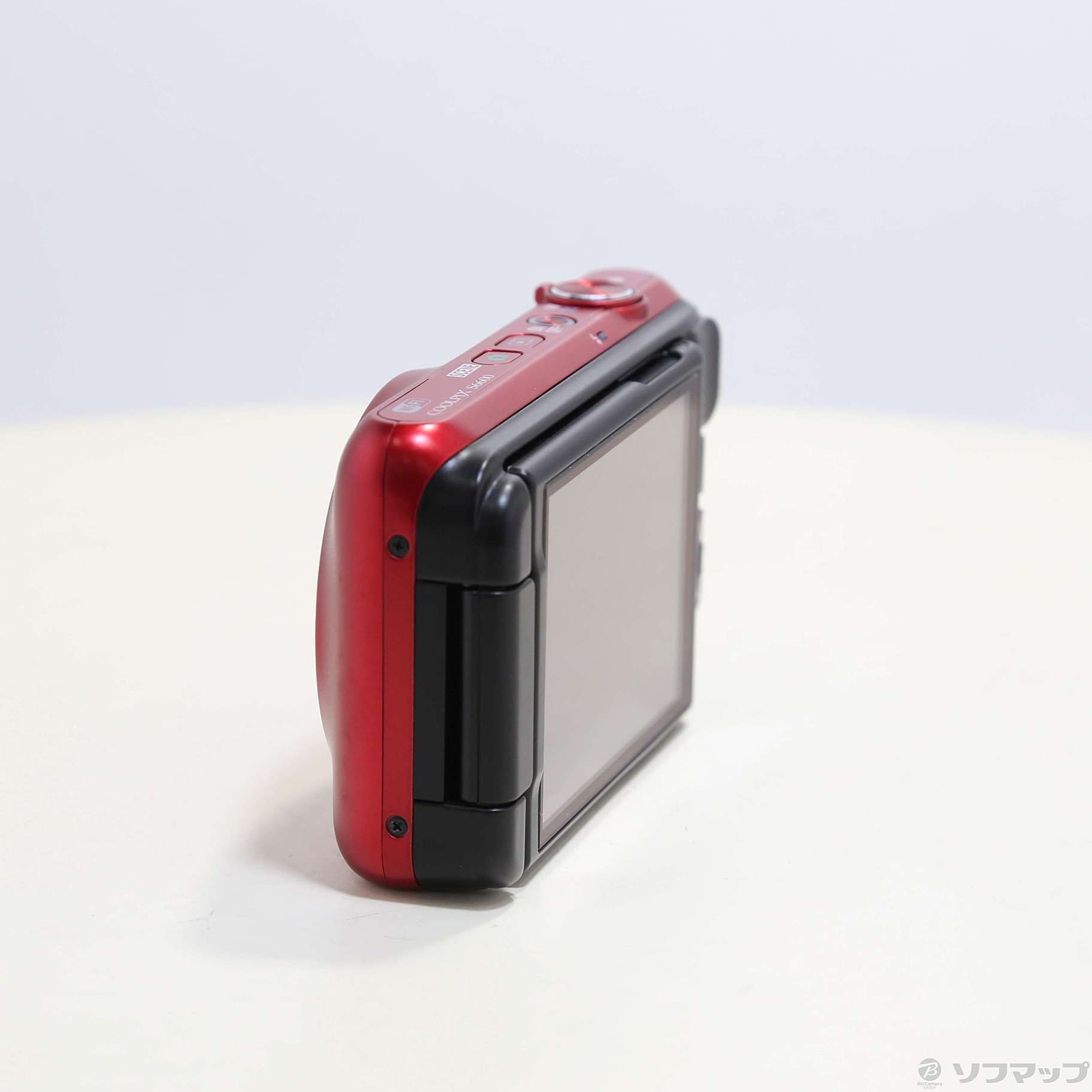 中古】COOLPIX S6600 (1602万画素／12倍／ラズベリーレッド／SDXC 