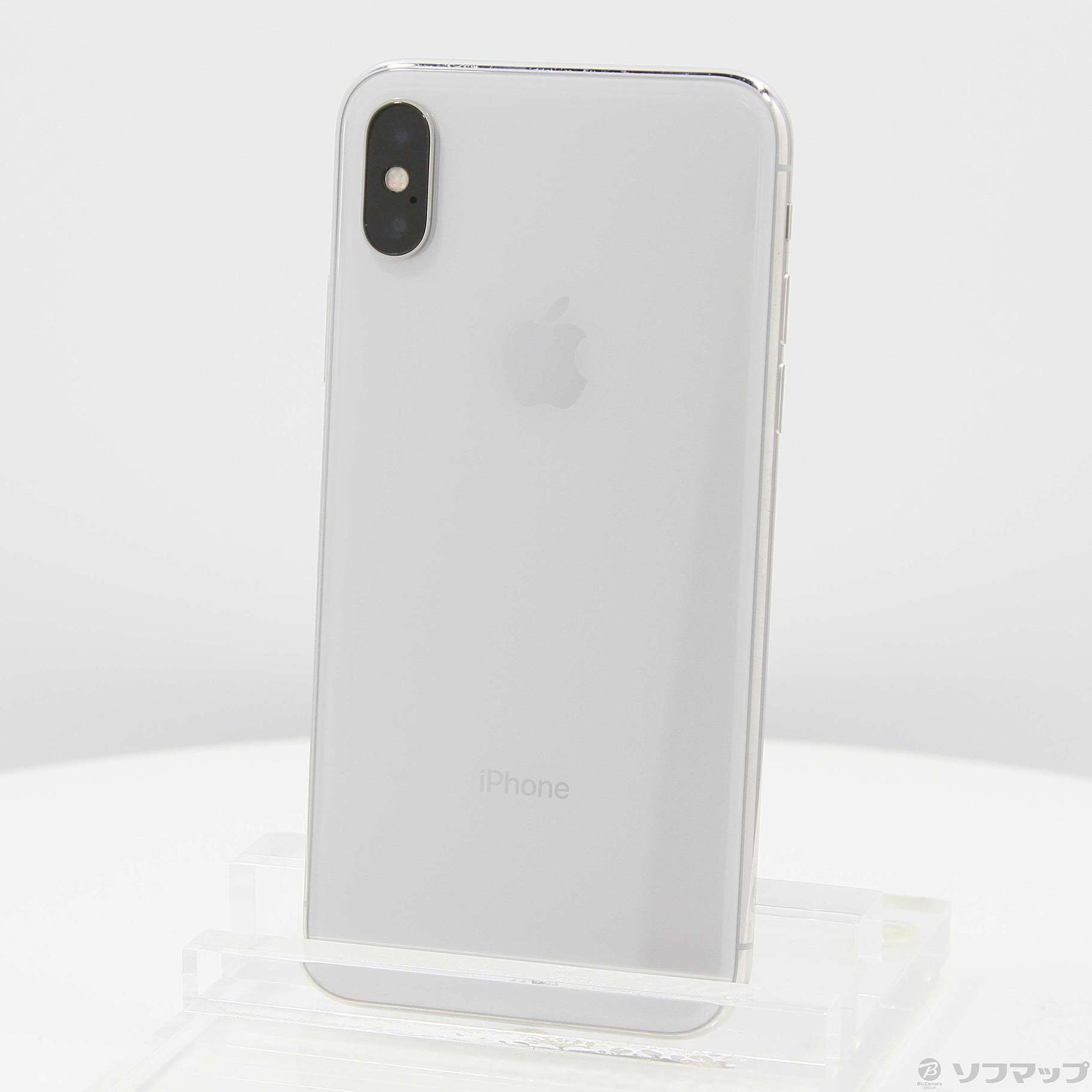 中古】セール対象品 iPhoneX 64GB シルバー MQAY2J／A SIMフリー ◇07