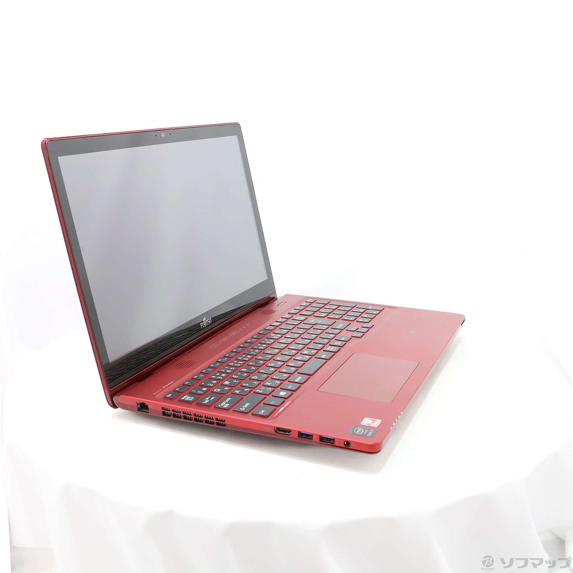 中古】LIFEBOOK AH77／S FMVA77SR ガーネットレッド [2133040492950