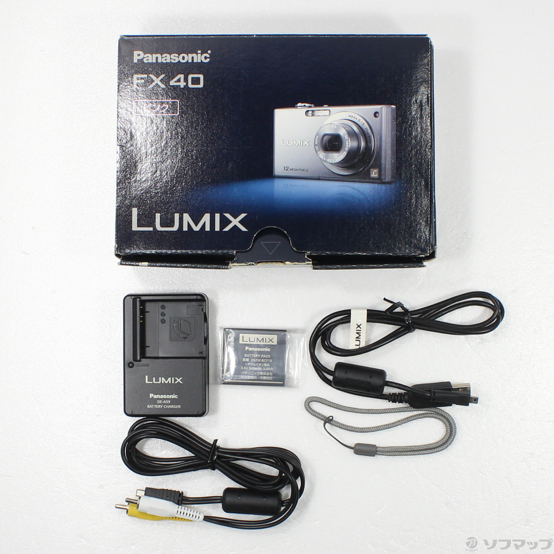 中古】LUMIX DMC-FX40-P (1210万画素／5倍ズーム／スイートピンク