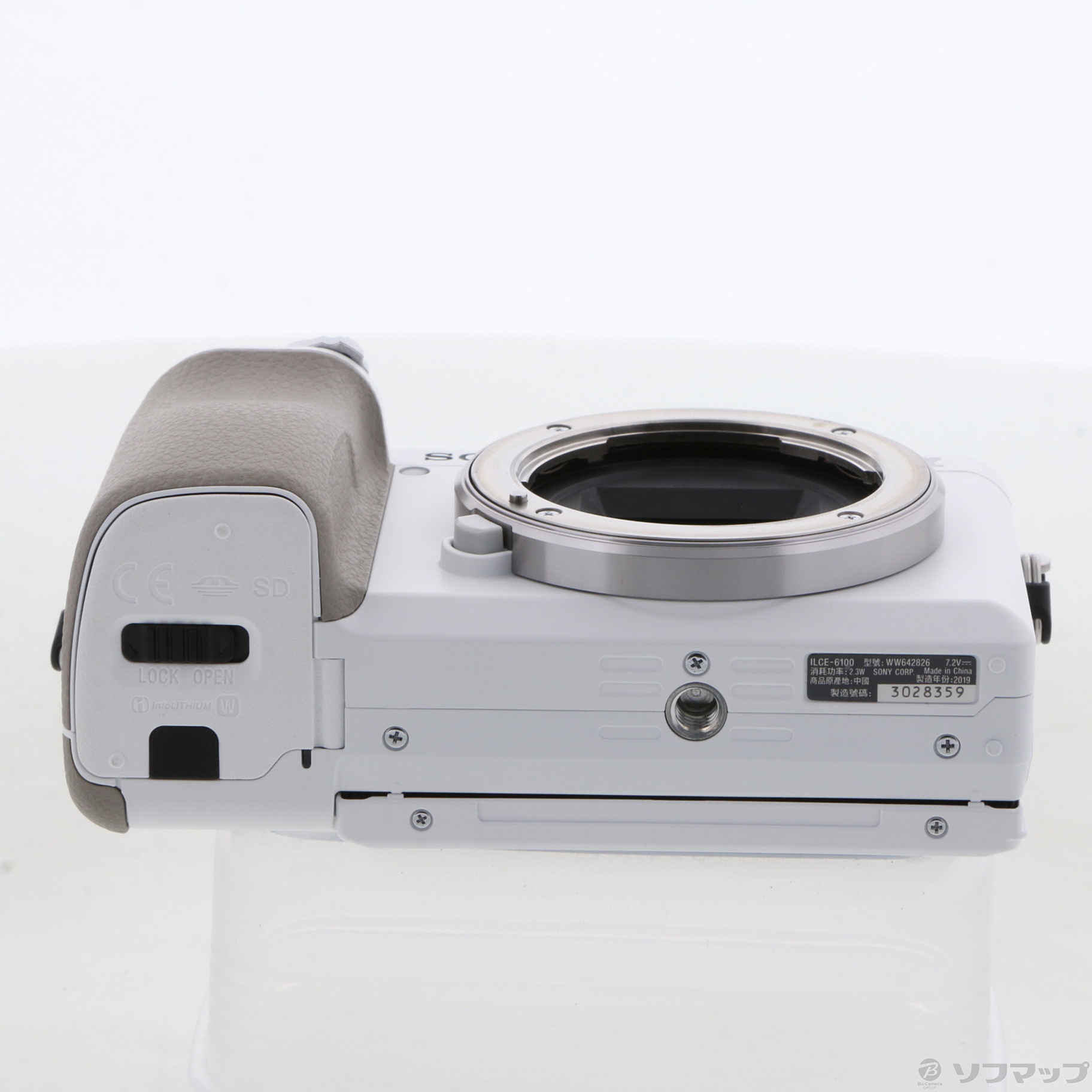 中古】α6100 ILCE-6100L パワーズームレンズキット ホワイト