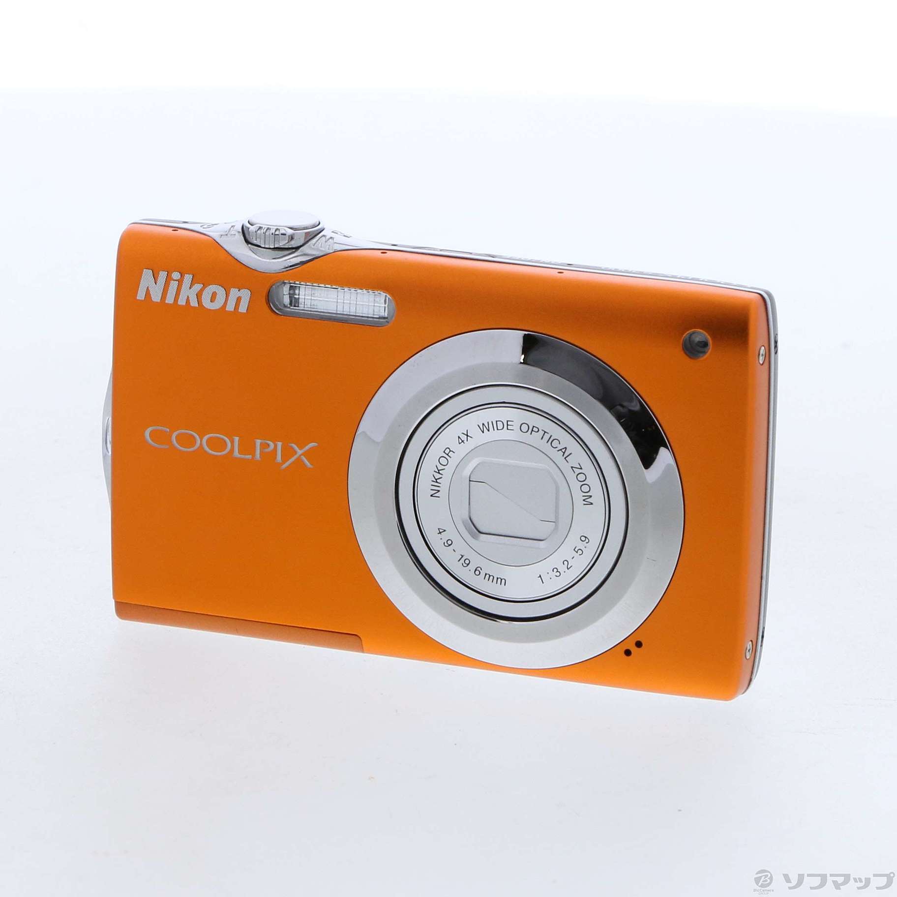 COOLPIX S3000 (1200万画素／4倍ズーム／SDHC／ファインオレンジ)