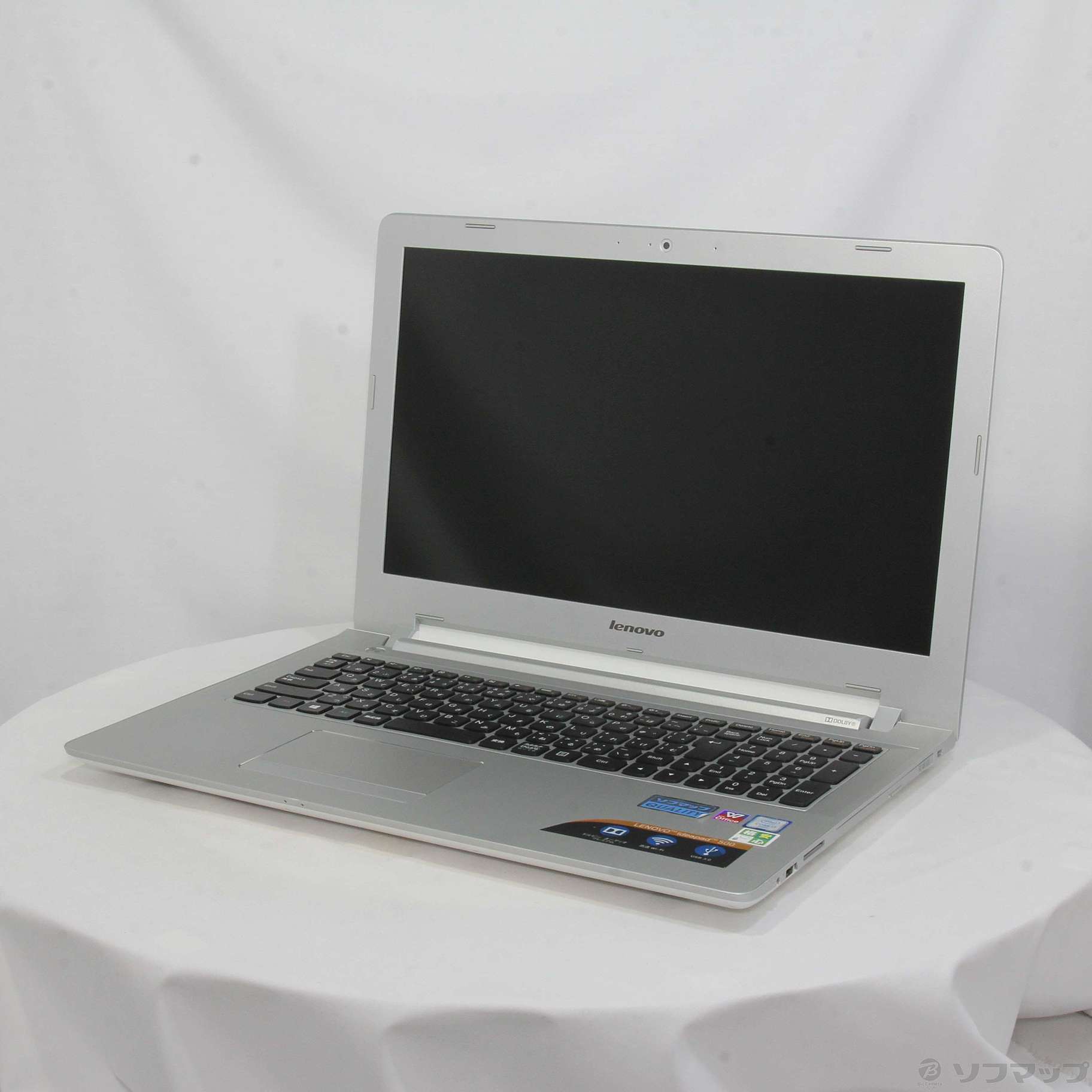 中古】格安安心パソコン ideapad 500 80NT00P7JP チョークホワイト