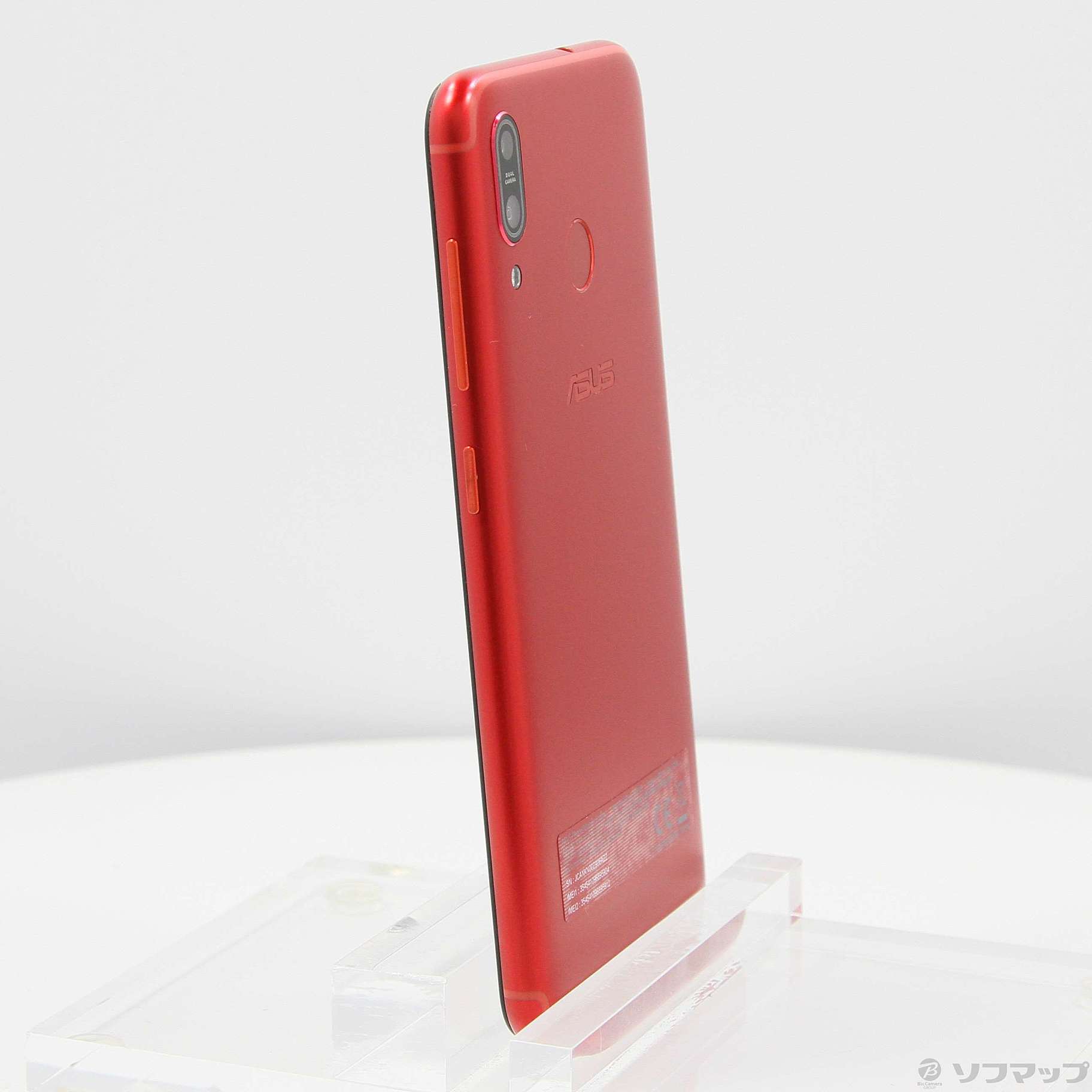 中古】ZenFone Max M1 32GB ルビーレッド ZB555KL-RD32S3 SIMフリー