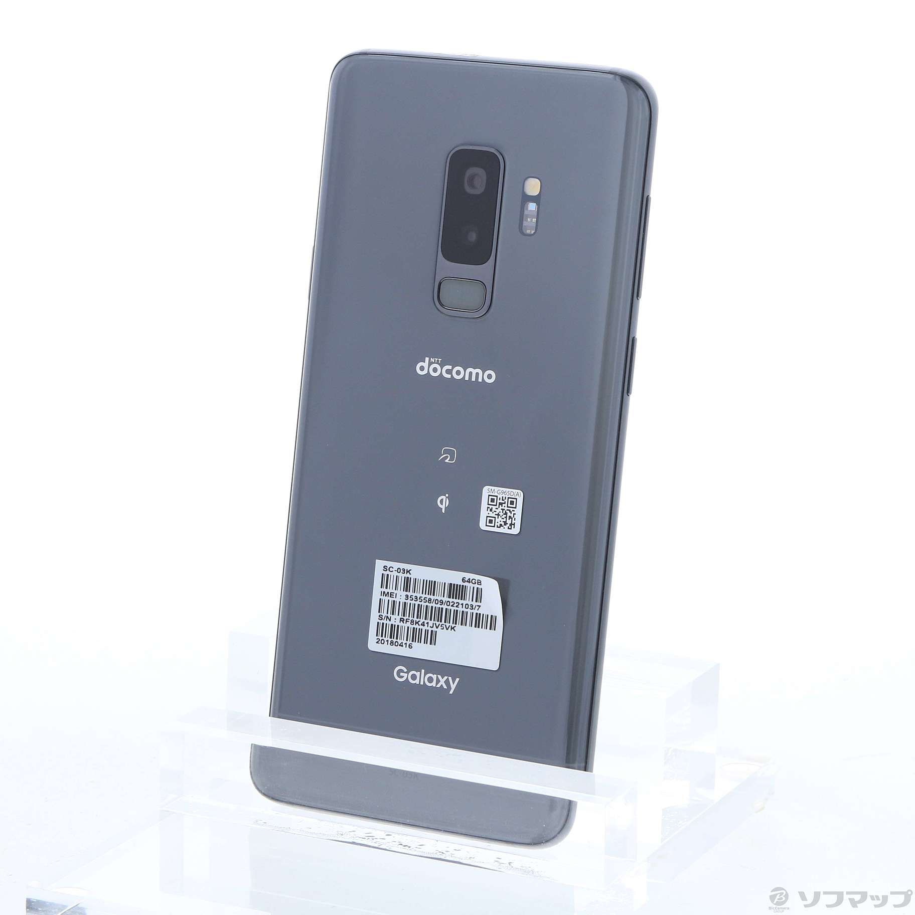 美品】Galaxy S9+ SC-03K ドコモ版 SIMロック解除済み - スマートフォン/携帯電話