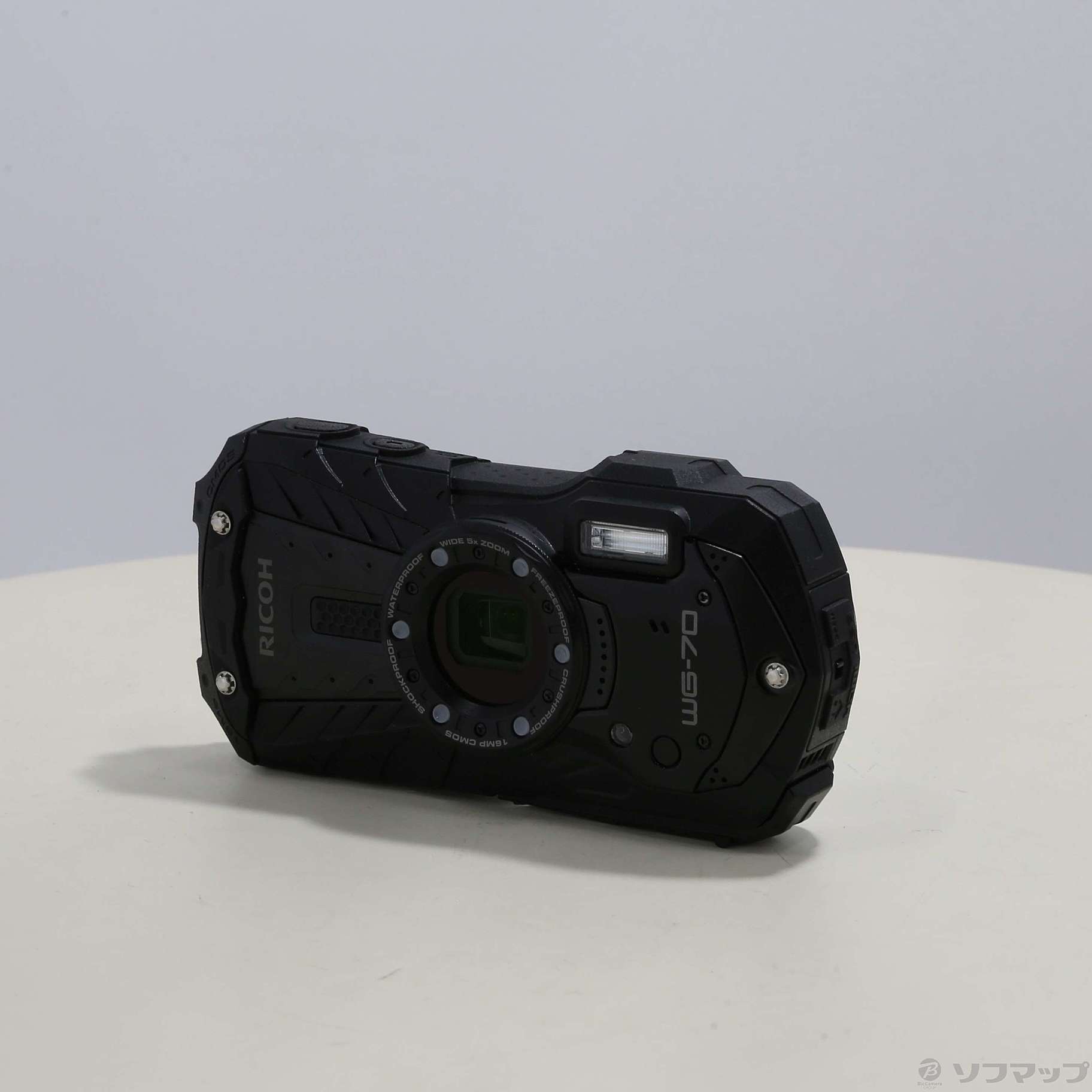 中古】〔展示品〕 RICOH WG-70 ブラック [2133040556935] - リコレ！|ビックカメラグループ ソフマップの中古通販サイト