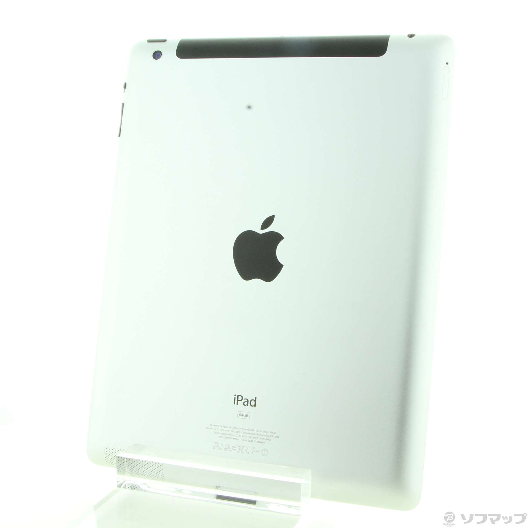 美品 iPad MD371J/A 64G ホワイト softbankスマホ/家電/カメラ