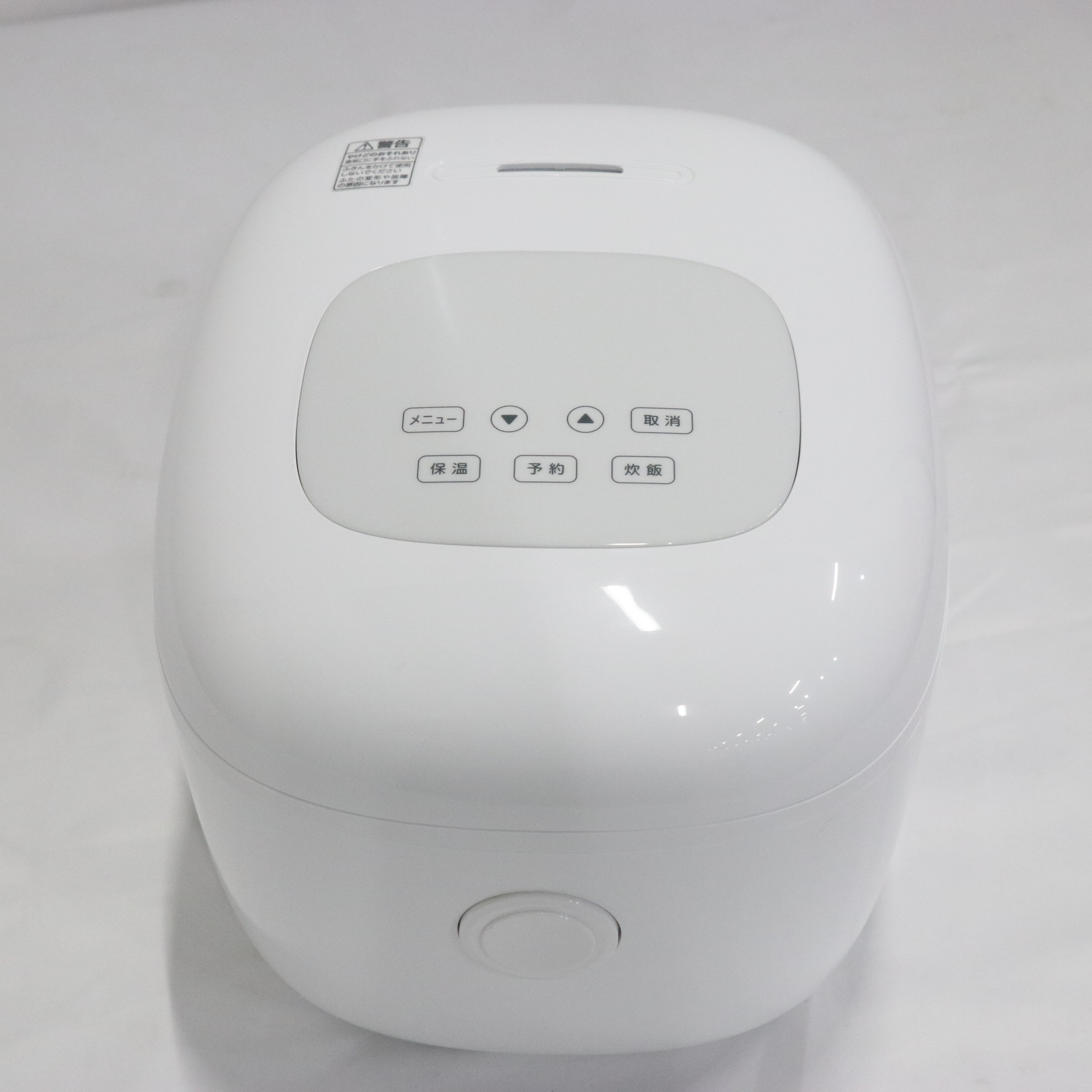 中古】〔展示品〕 炊飯器 SRC3501BK-WH ［3.5合 ／マイコン 