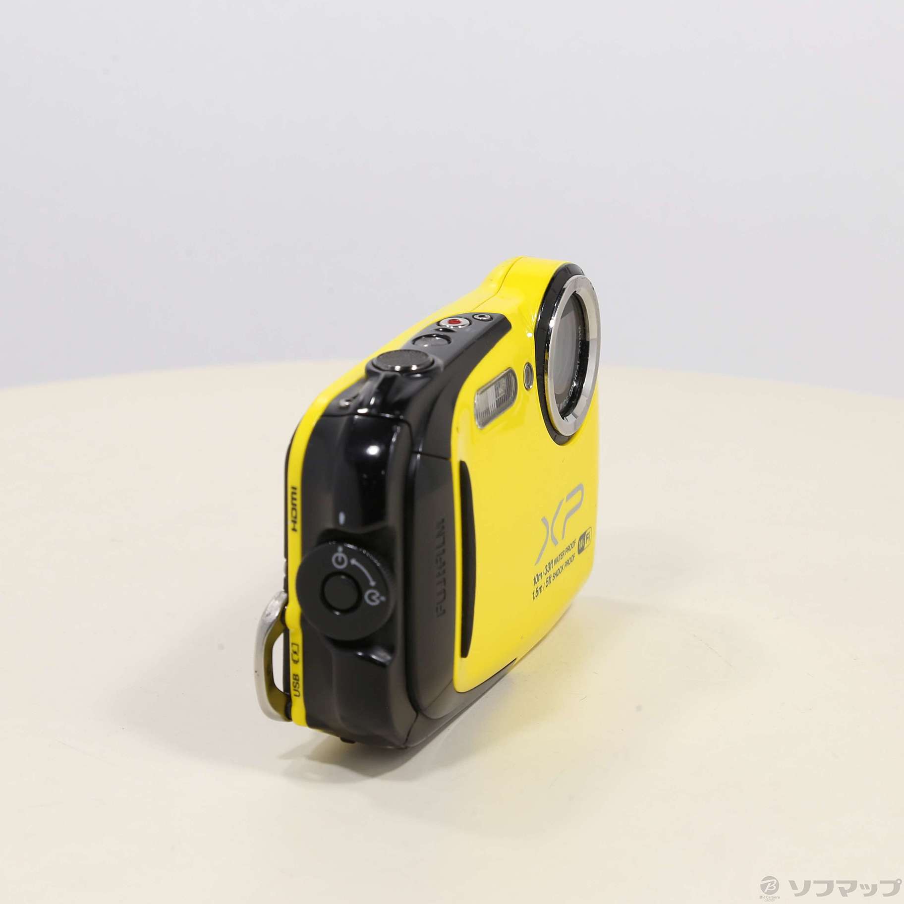 中古】FinePix XP70 Y (1640画素／5倍／防水／イエロー／SDXC 