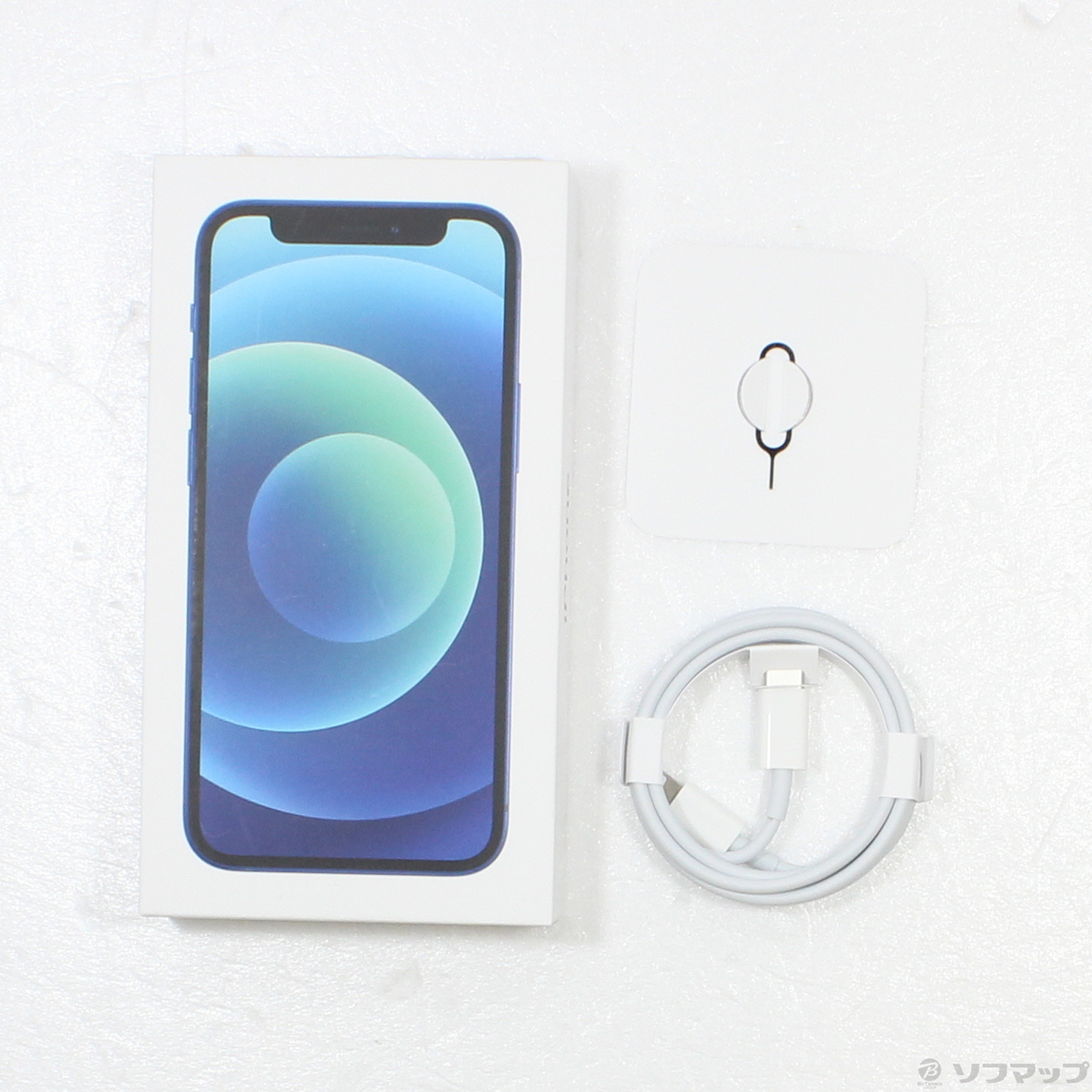 中古】iPhone12 mini 256GB ブルー MGDV3J／A SIMフリー