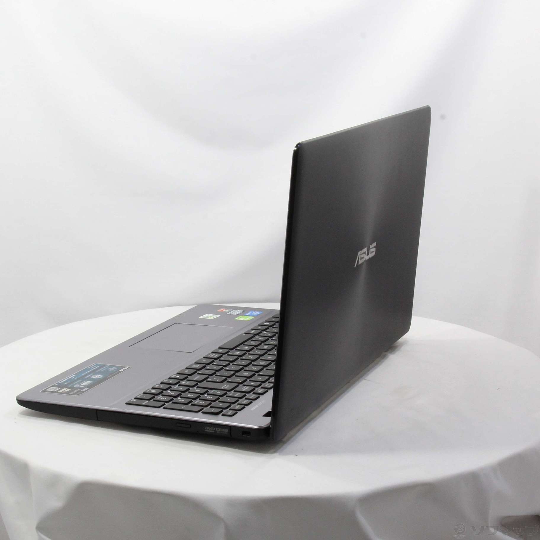 中古】格安安心パソコン ASUS X550CC X550CC-XBLACK ダークグレー