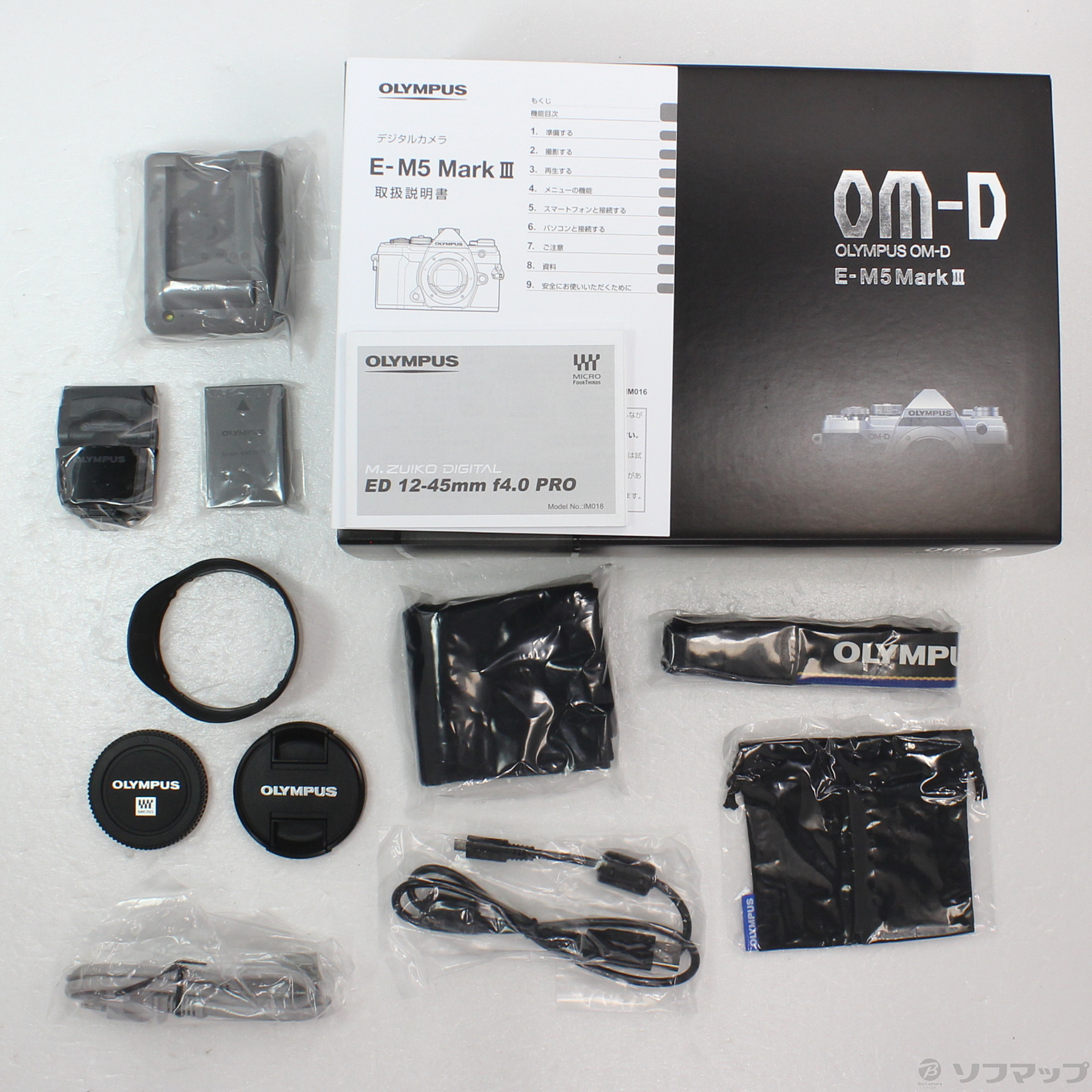中古】OM-D E-M5 Mark III 12-45mm F4.0 PROキット シルバー