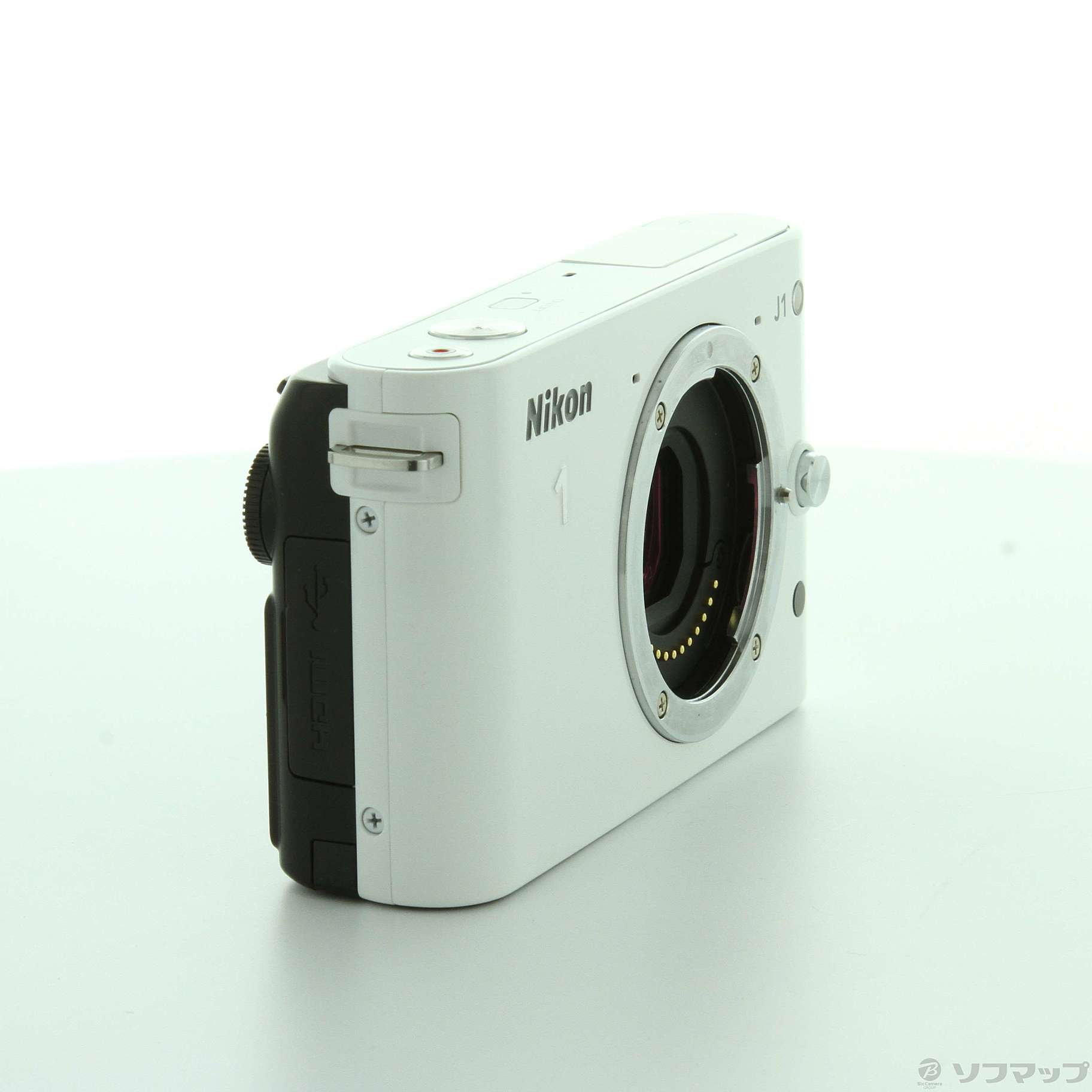 中古】Nikon 1 J1 ボディ (1010万画素／ホワイト) [2133040647923 