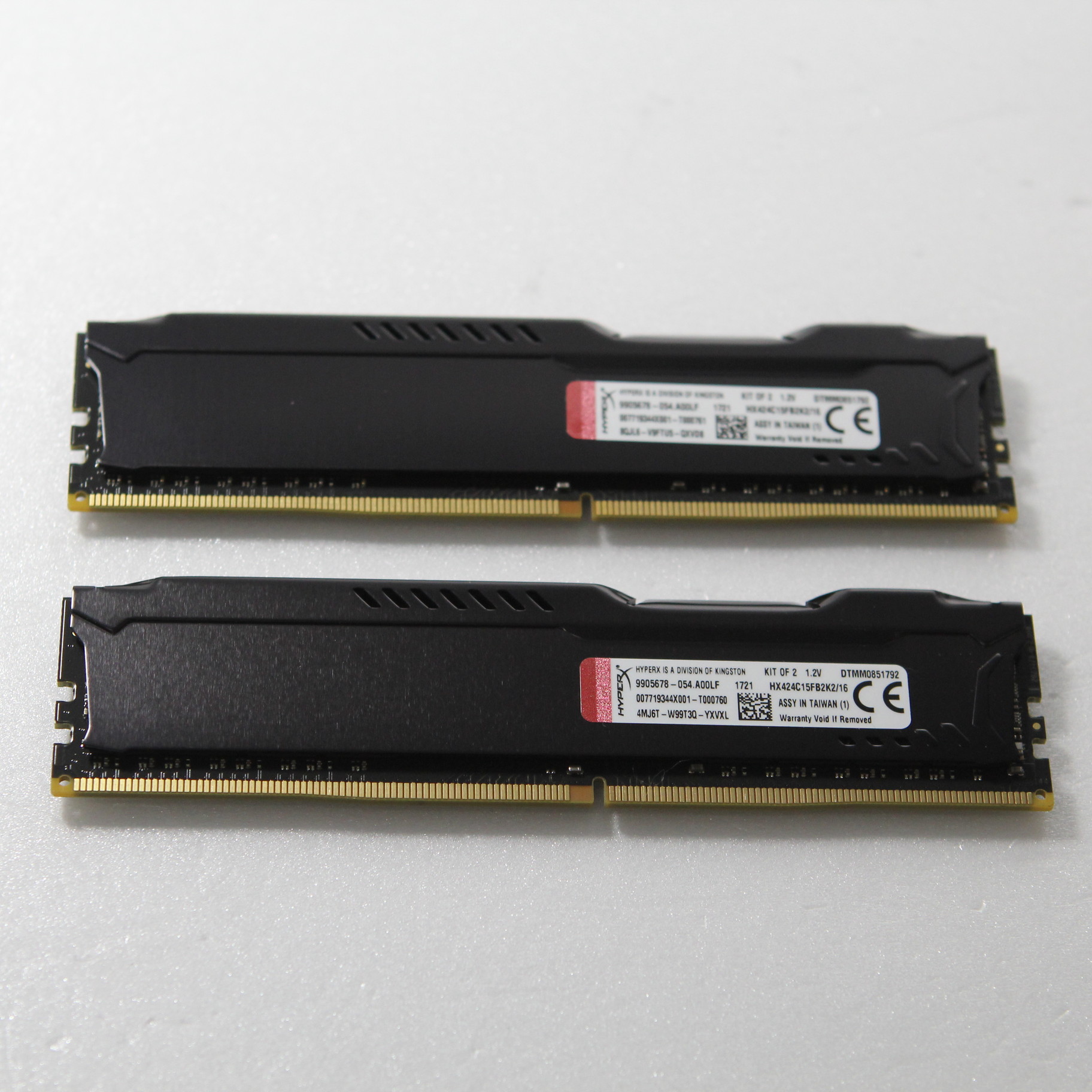 PCメモリ 16GB（8GB 2枚組）Kingston HyperX-