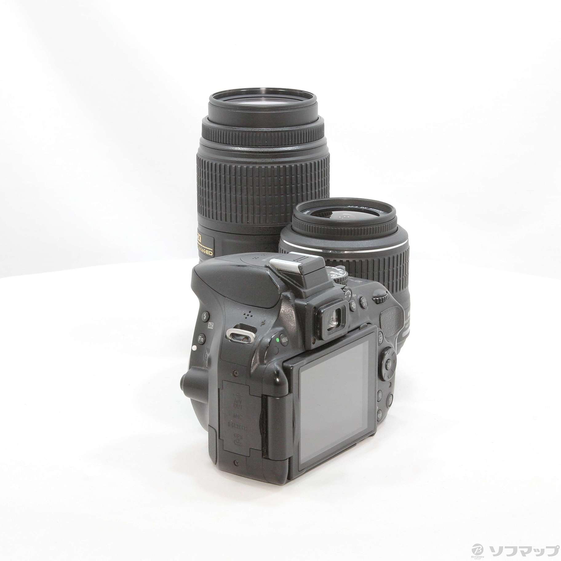中古】NIKON D5200 ダブルズームキット ブラック (2410万画素 中古】NIKON D5200 ダブルズームキット ブラック (2410万画素