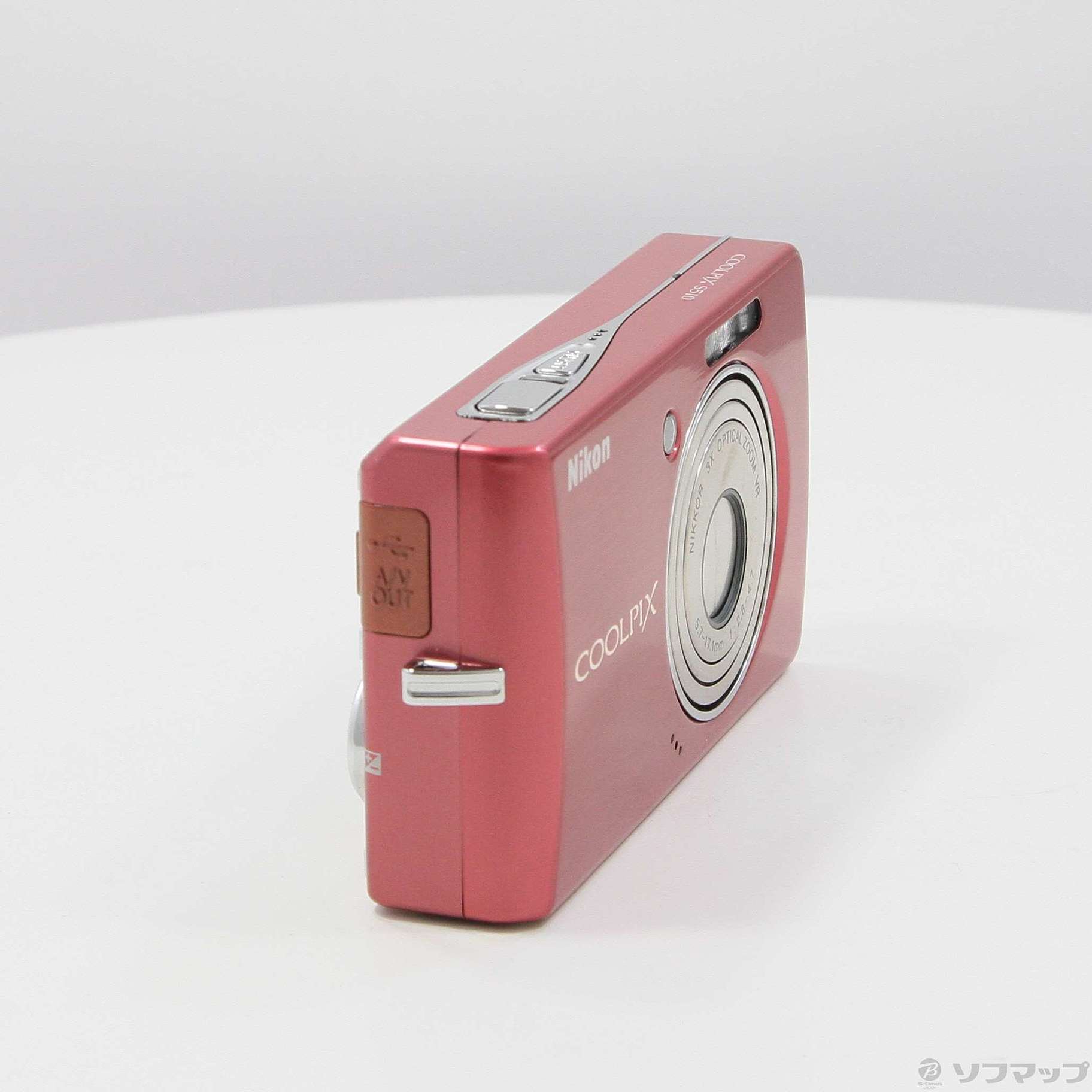 中古】COOLPIX S510 (810万画素/3倍ズーム/ラズベリーレッド) ◇06 中古】COOLPIX S510 (810万画素/3倍ズーム/ラズベリーレッド) ◇06