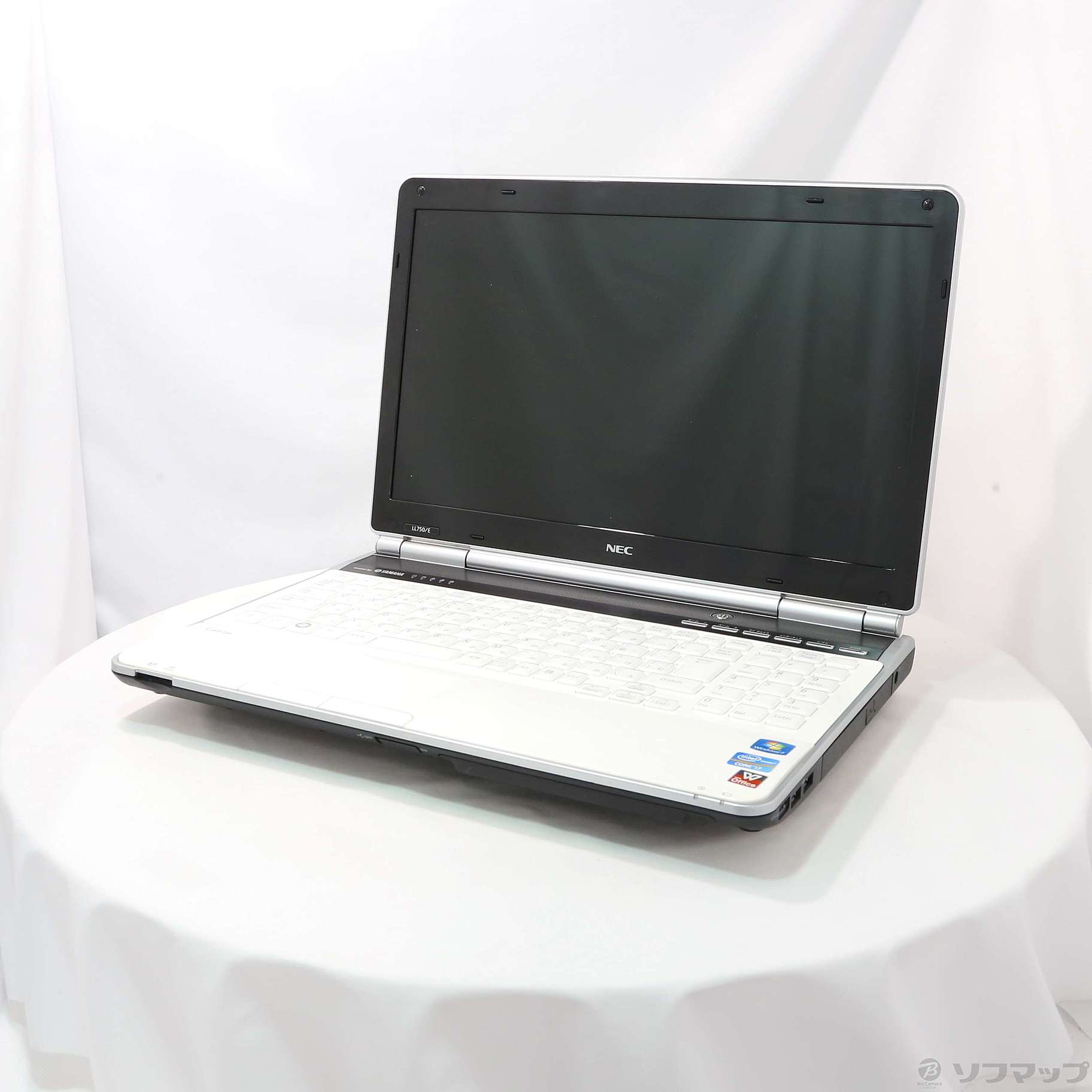 中古】格安安心パソコン LaVie L PC-LL750ES6W クリスタルホワイト